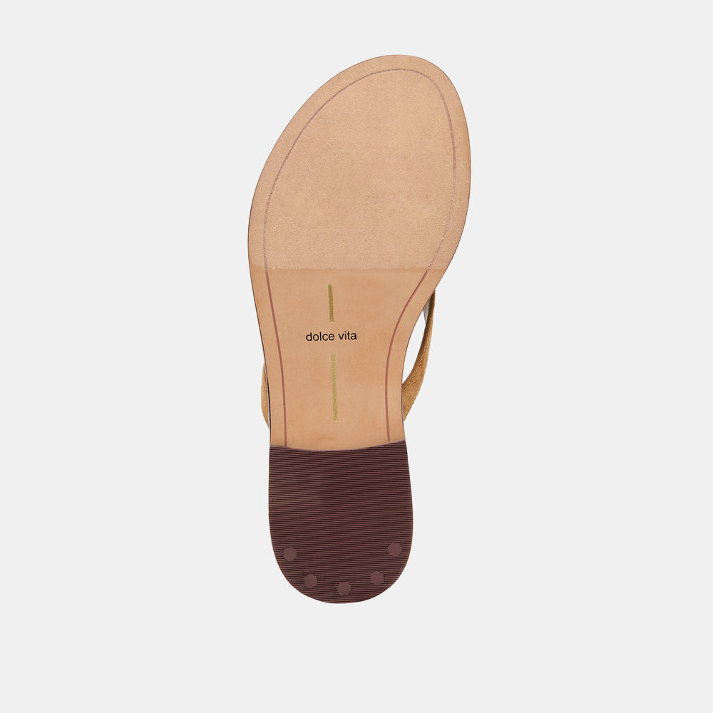 Juny Teak Suede Sandals / Dolce Vita