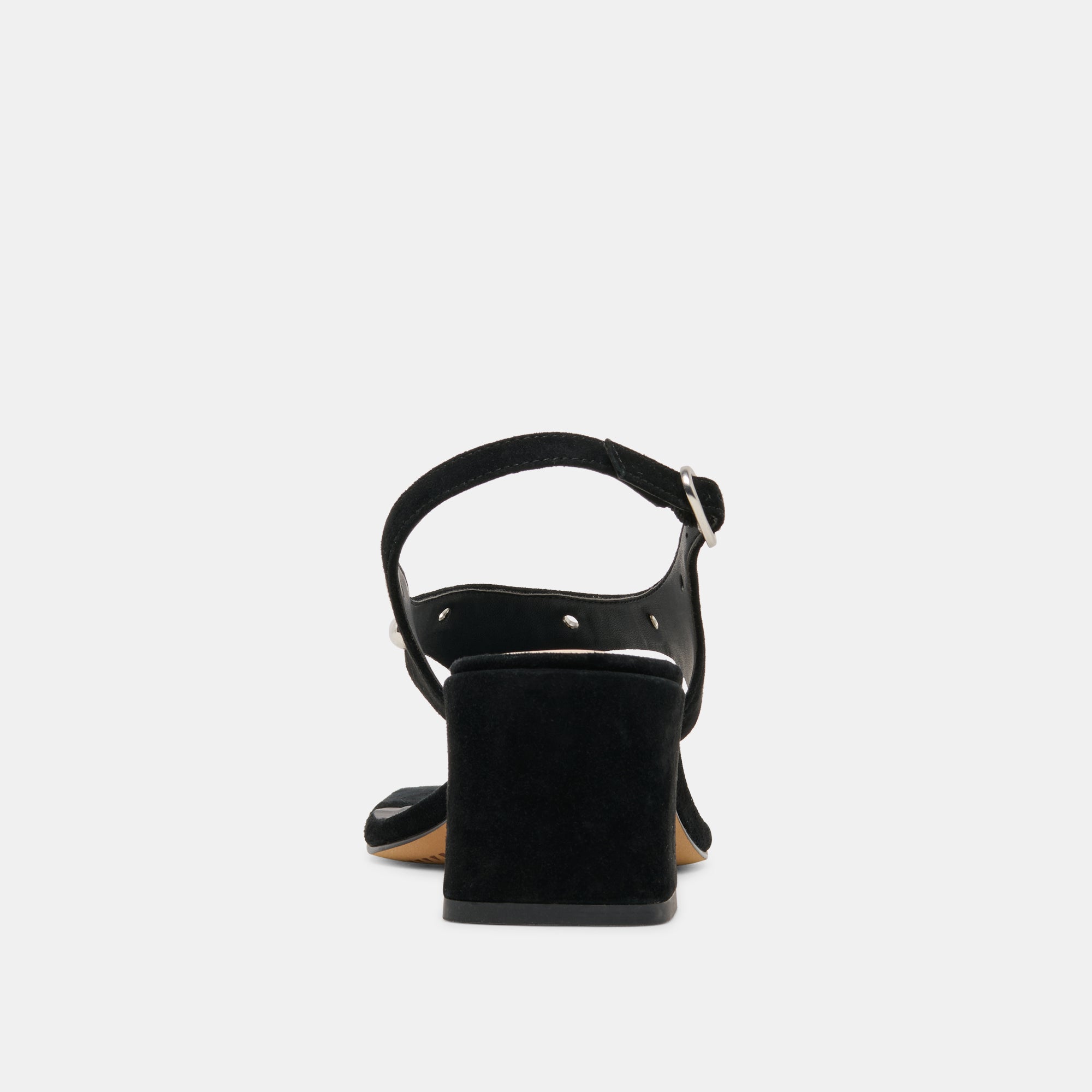 Yves Stud Onyx Suede Heels / Dolce Vita