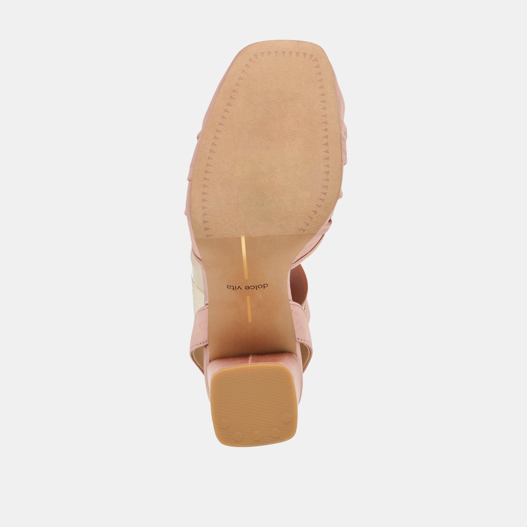 Tisha Lt Blush Satin Heels / Dolce Vita