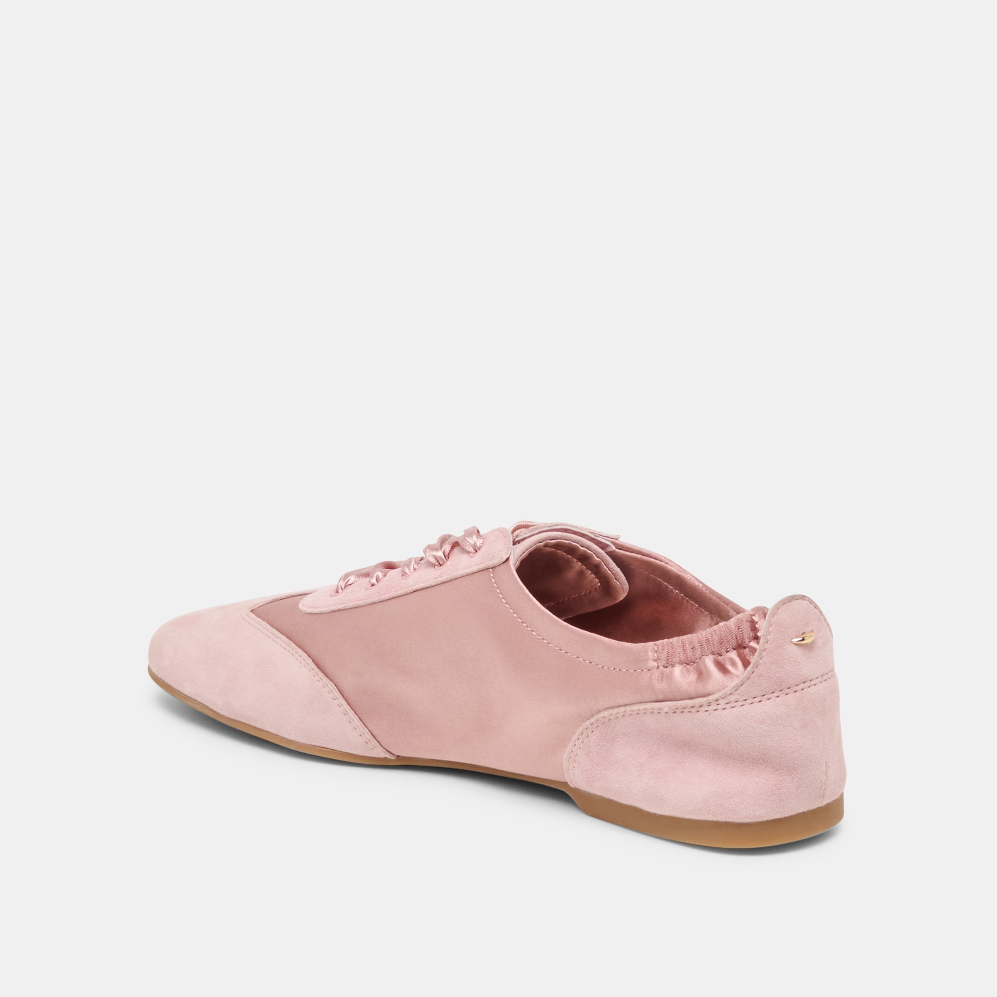 Itzy Pink Satin Sneakers / Dolce Vita
