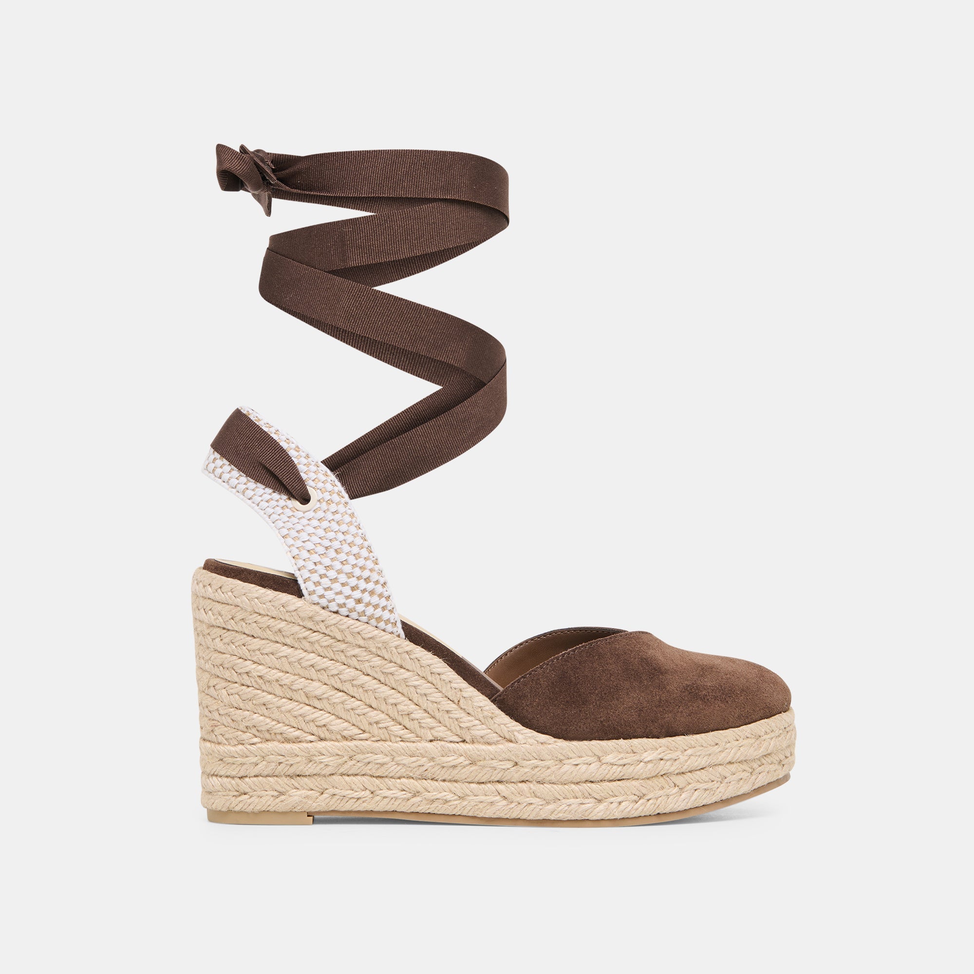 Noura Dk Brown Suede Wedges / Dolce Vita