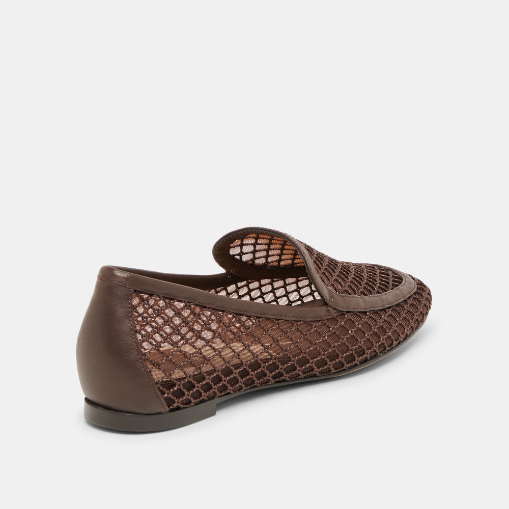 Kiala Chocolate Mesh Loafers / Dolce Vita