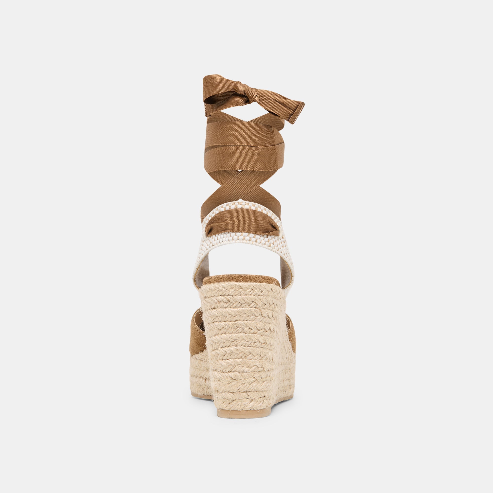 Noura Lt Brown Suede Wedges / Dolce Vita