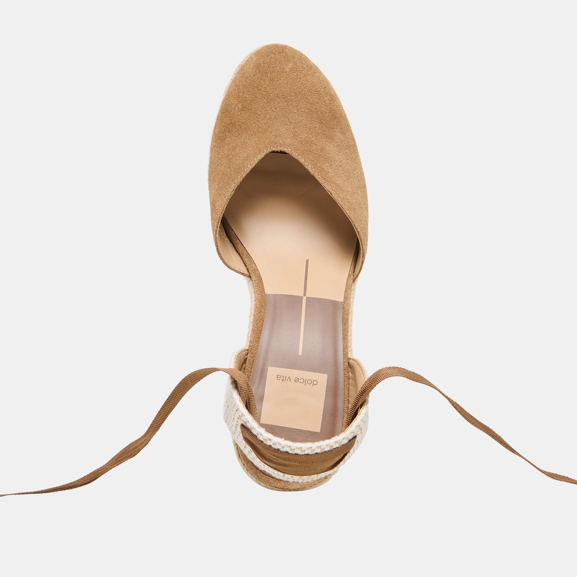 Noura Lt Brown Suede Wedges / Dolce Vita