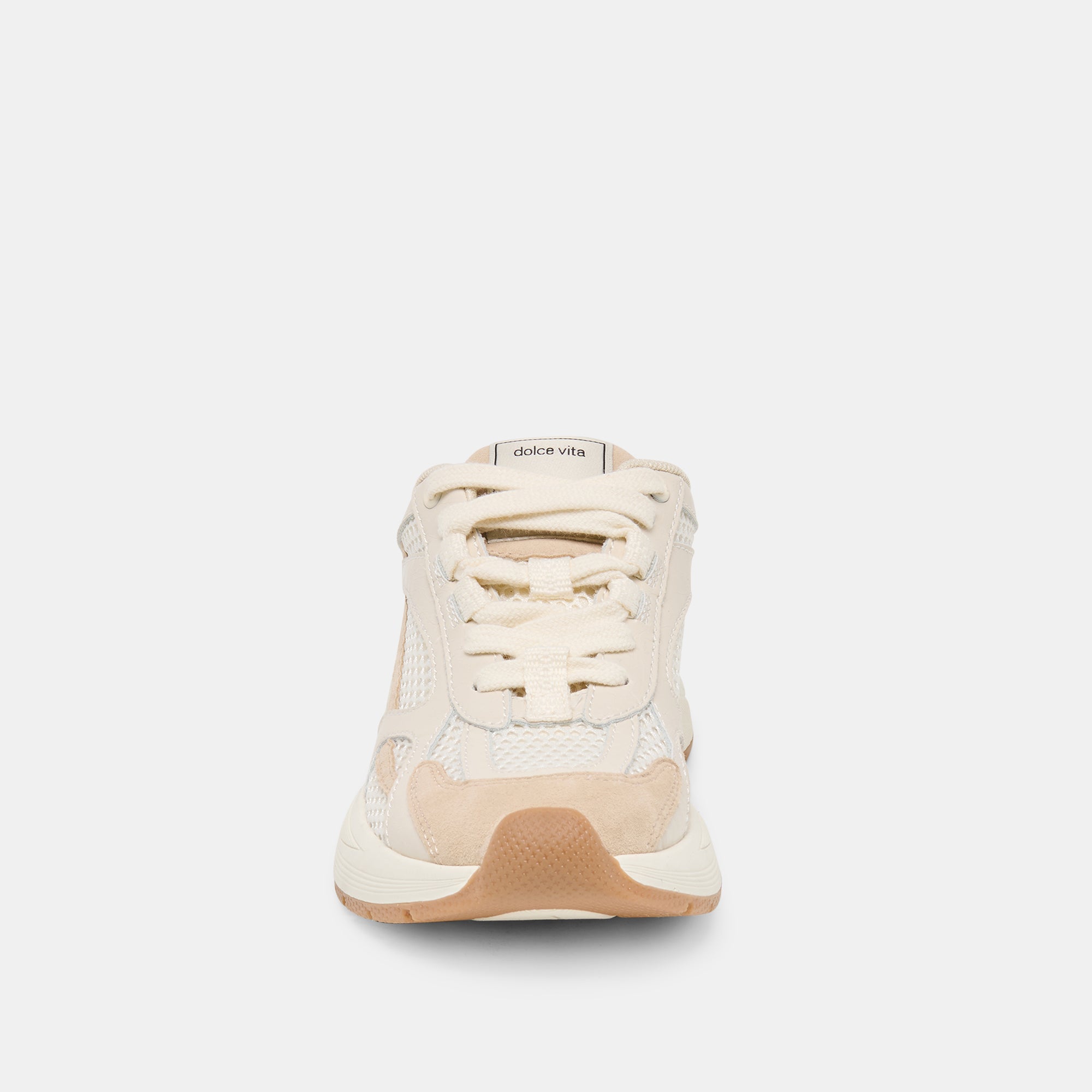 SWAYZY Ivory Multi Suede Platform Slip-on Sneakers / Dolce Vita
