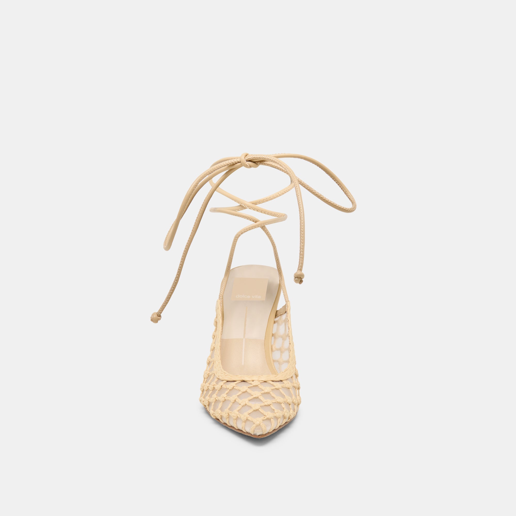 Yael Lt Natural Woven Raffia Heels / Dolce Vita