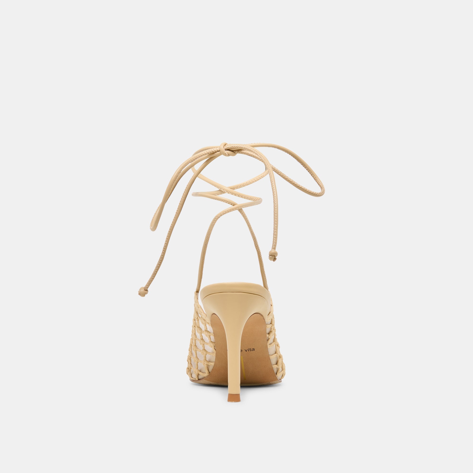 Yael Lt Natural Woven Raffia Heels / Dolce Vita