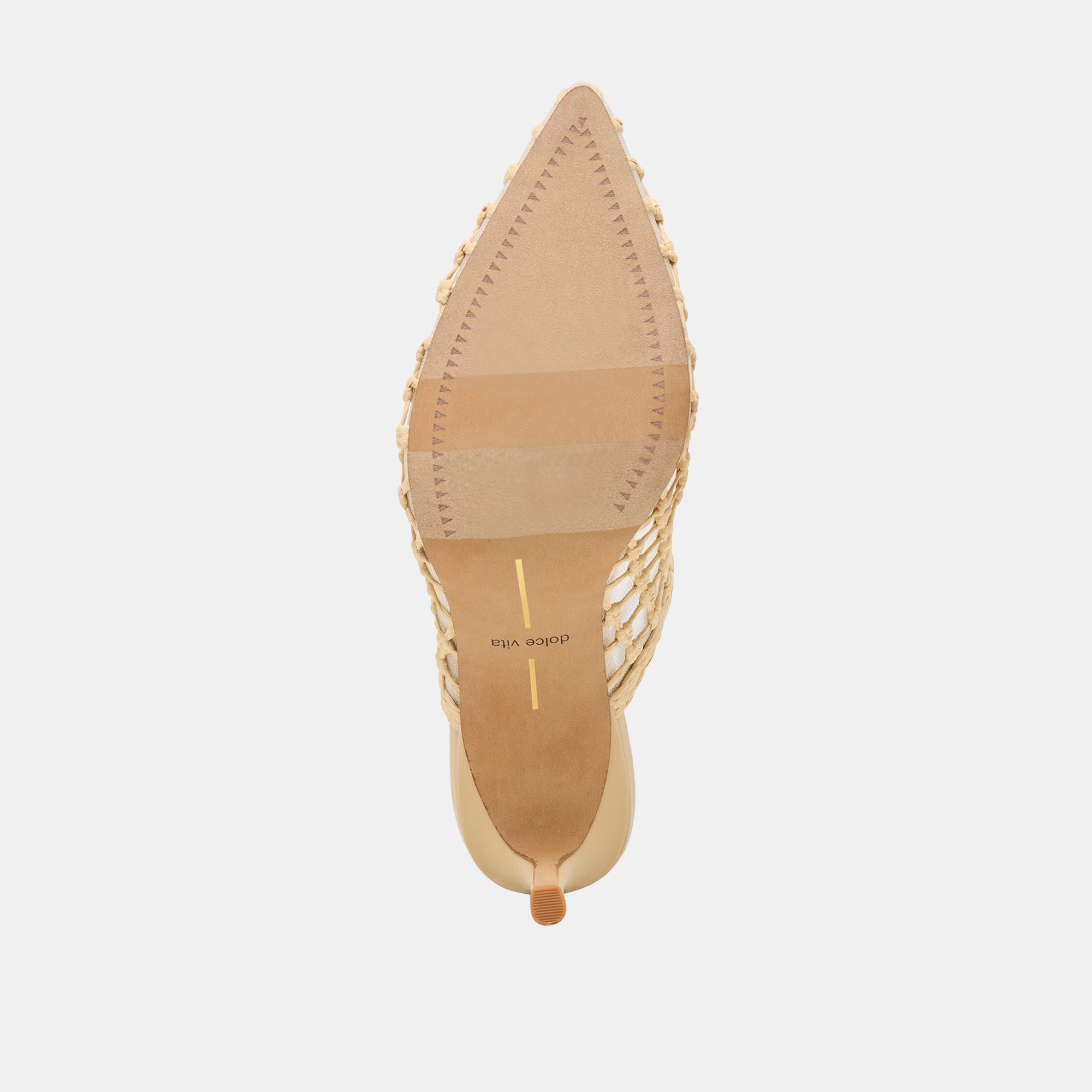 Yael Lt Natural Woven Raffia Heels / Dolce Vita