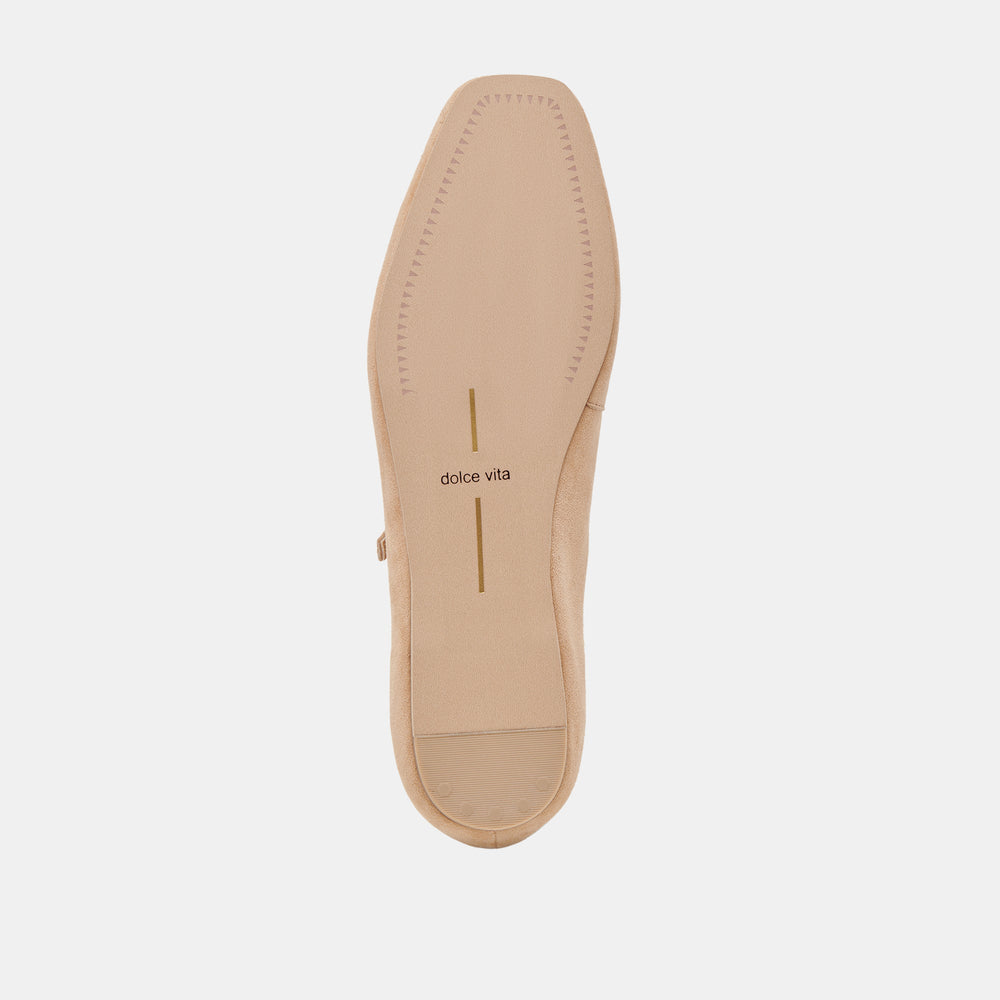 Reyes Bamboo Suede Ballet Flats / Dolce Vita