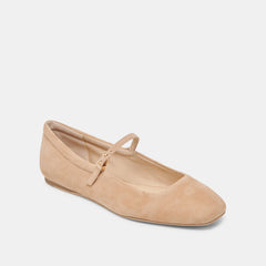 Reyes Bamboo Suede Ballet Flats / Dolce Vita