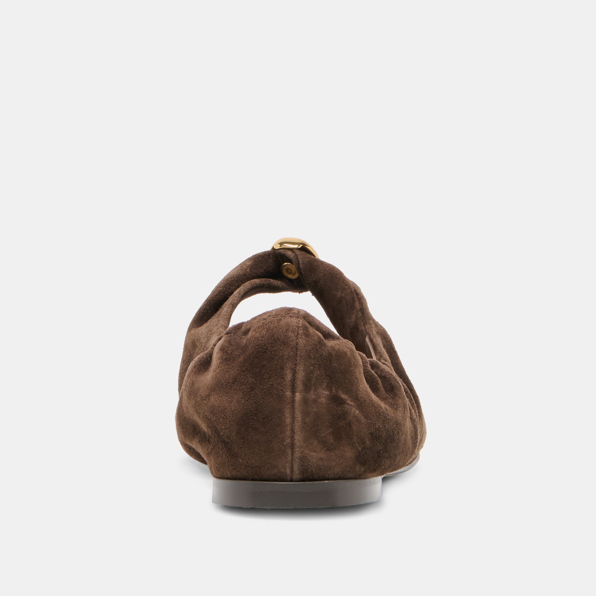 Cornel Dk Brown Suede Flats / Dolce Vita
