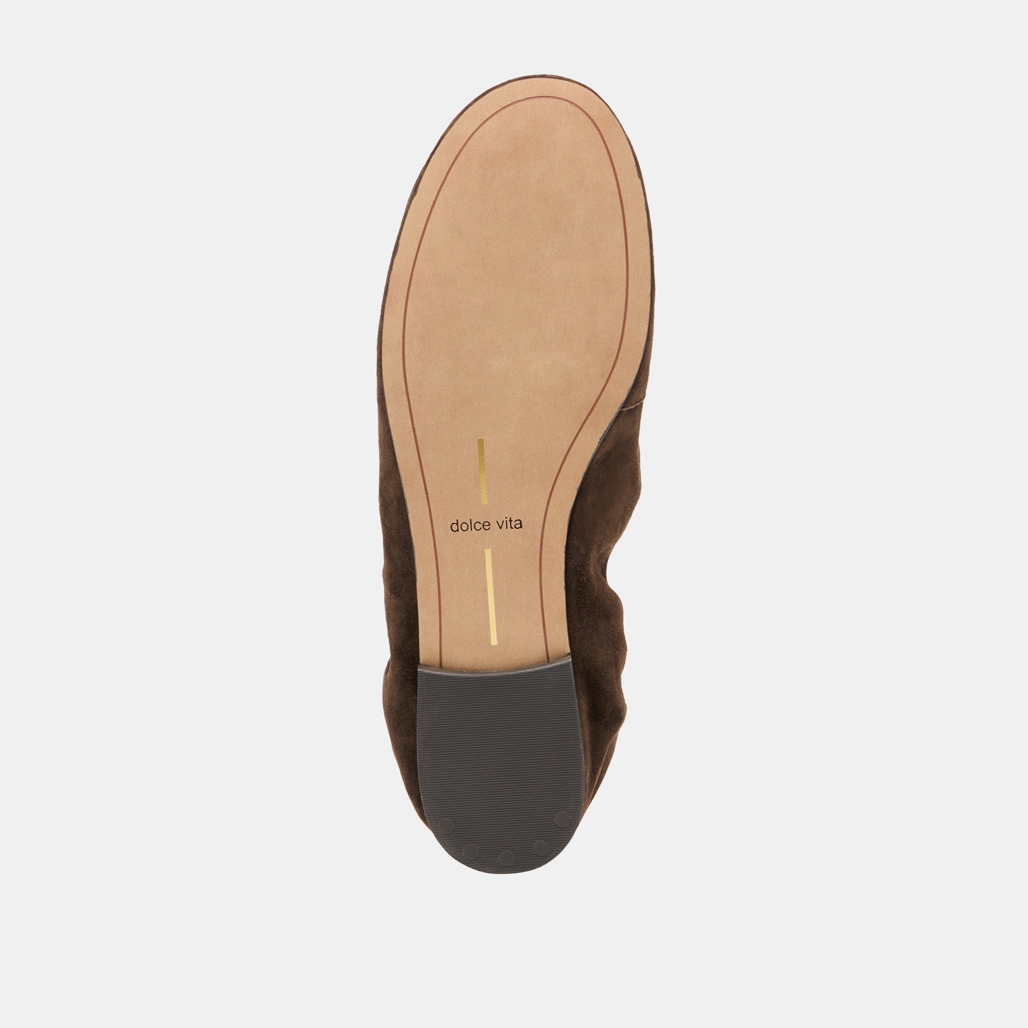 Cornel Dk Brown Suede Flats / Dolce Vita