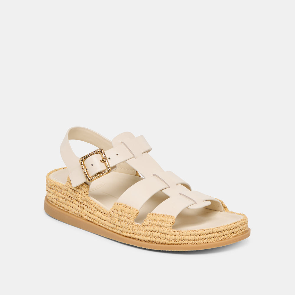 Shenna Bone Leather Sandals / Dolce Vita