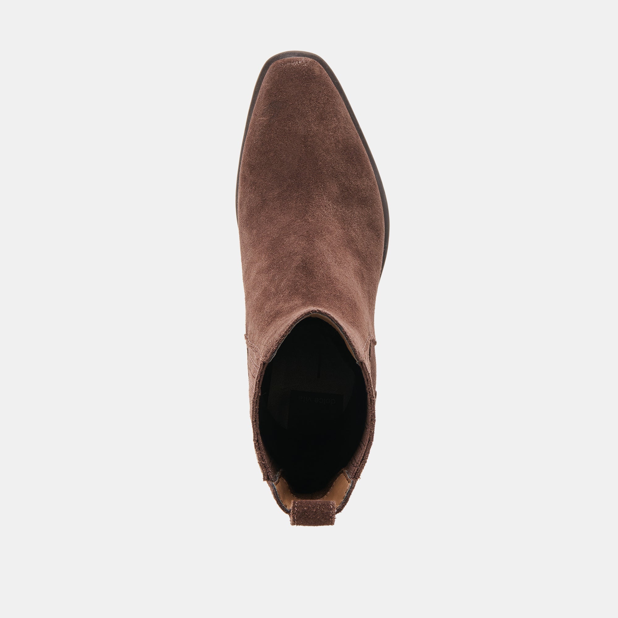 Faint H2O Waterproof Dk Brown Suede Booties / Dolce Vita