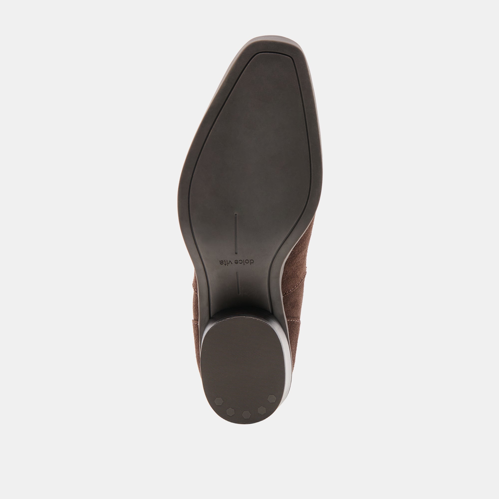 Faint H2O Waterproof Dk Brown Suede Booties / Dolce Vita