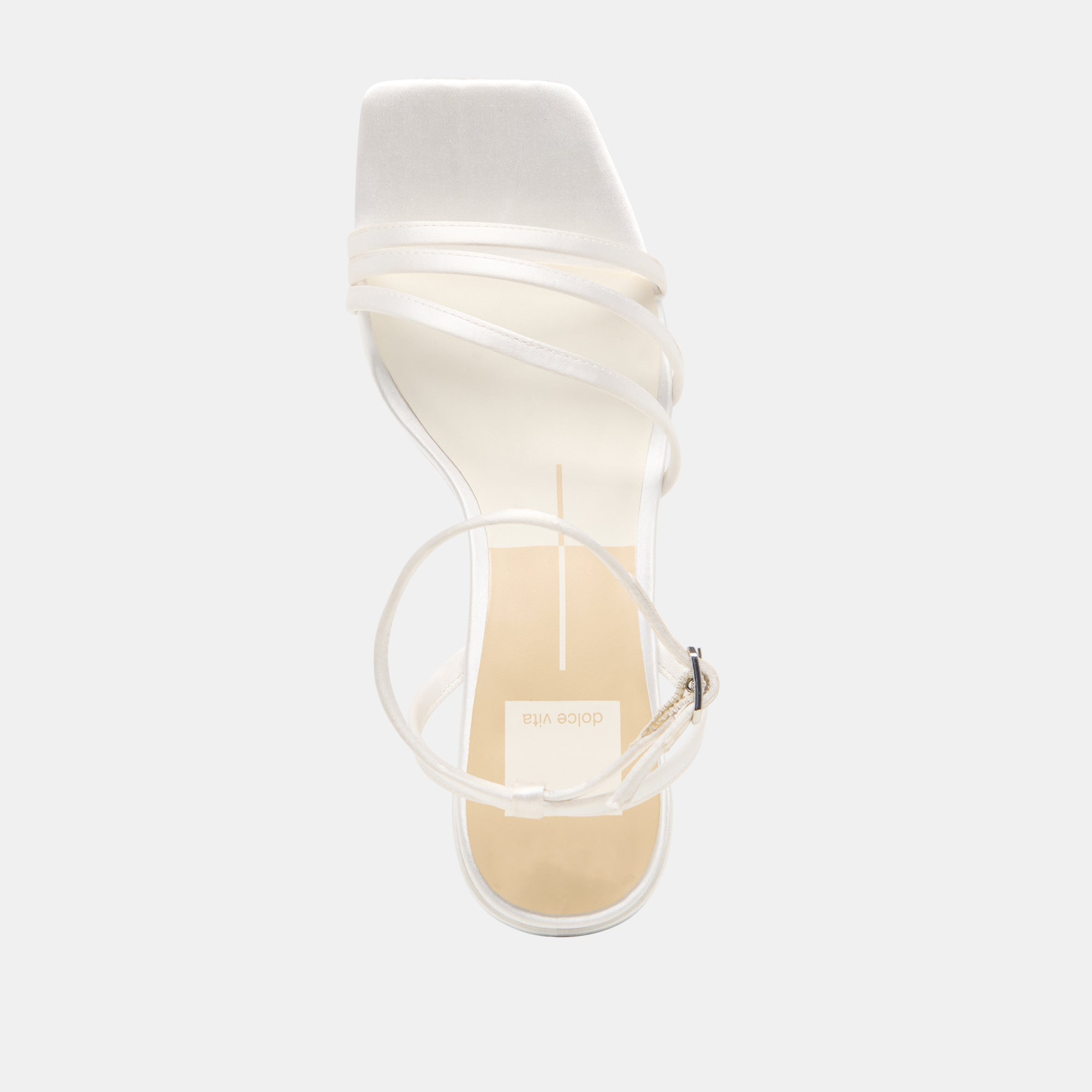 Ysabel True White Satin Heels / Dolce Vita