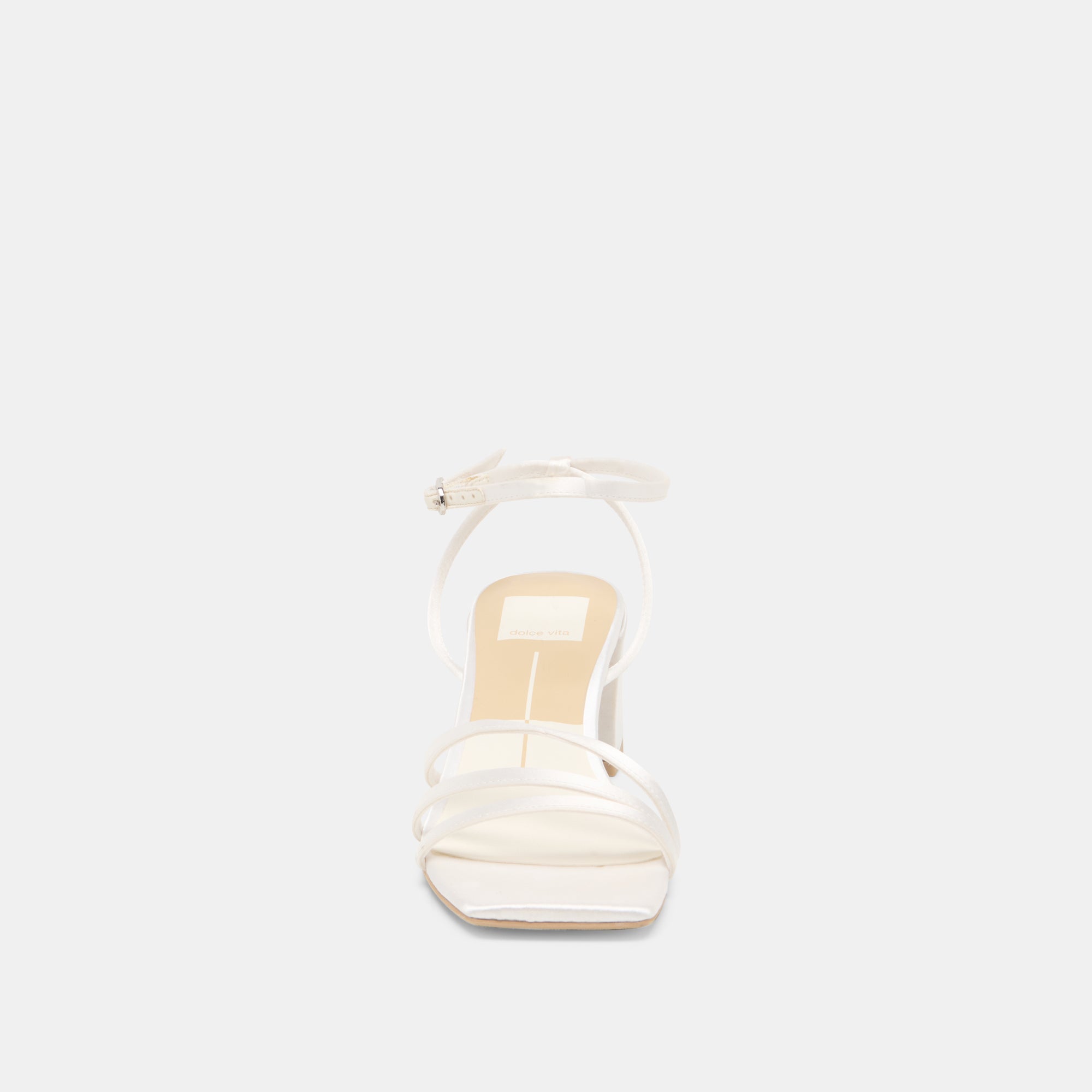 Ysabel True White Satin Heels / Dolce Vita