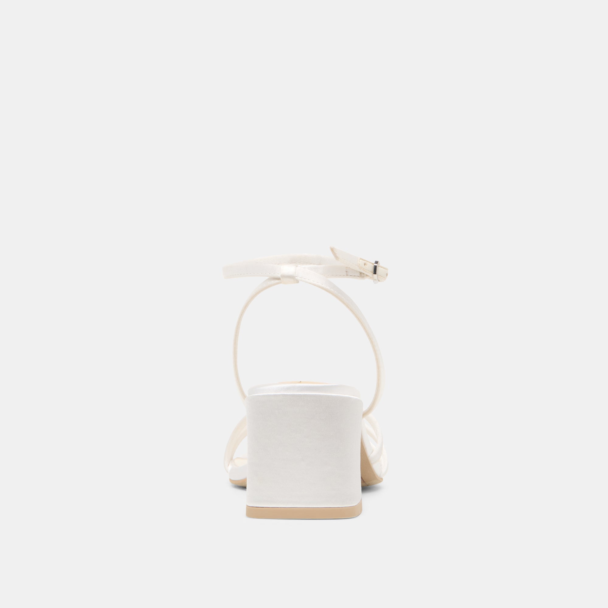 Ysabel True White Satin Heels / Dolce Vita