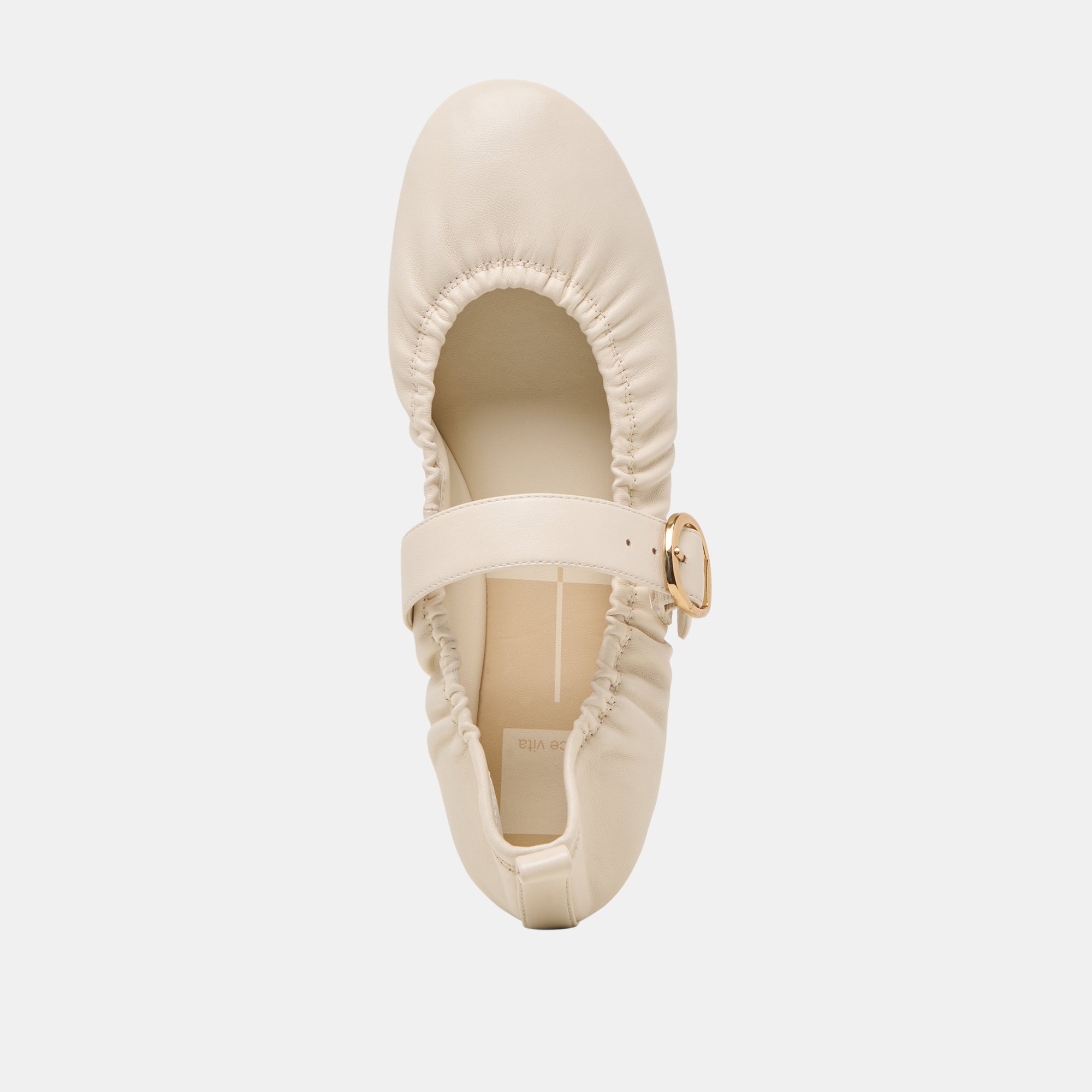 Caely Bone Leather Ballet Flats / Dolce Vita