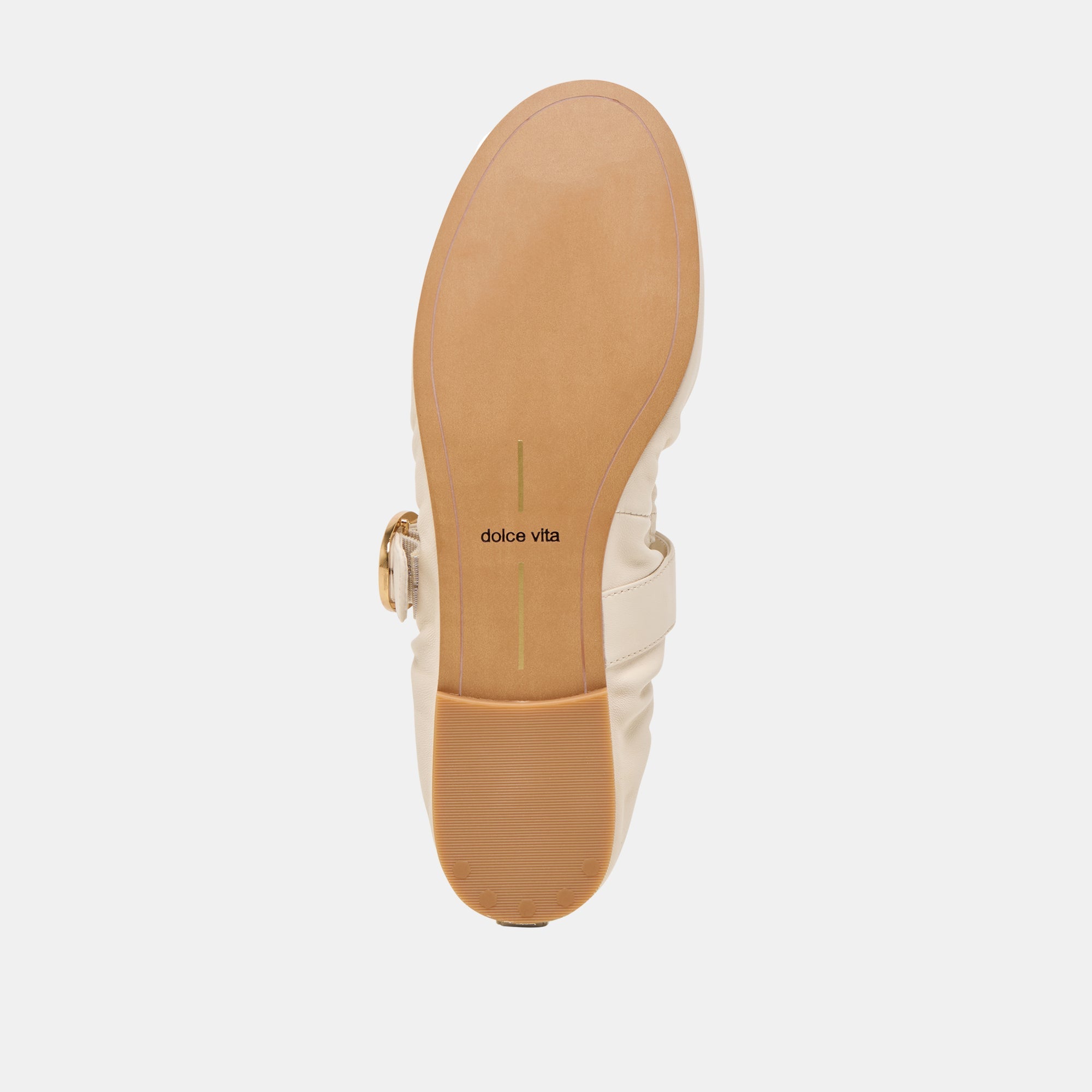 Caely Bone Leather Ballet Flats / Dolce Vita