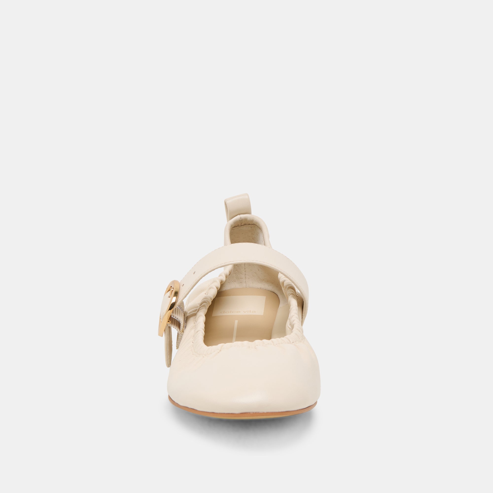 Caely Bone Leather Ballet Flats / Dolce Vita