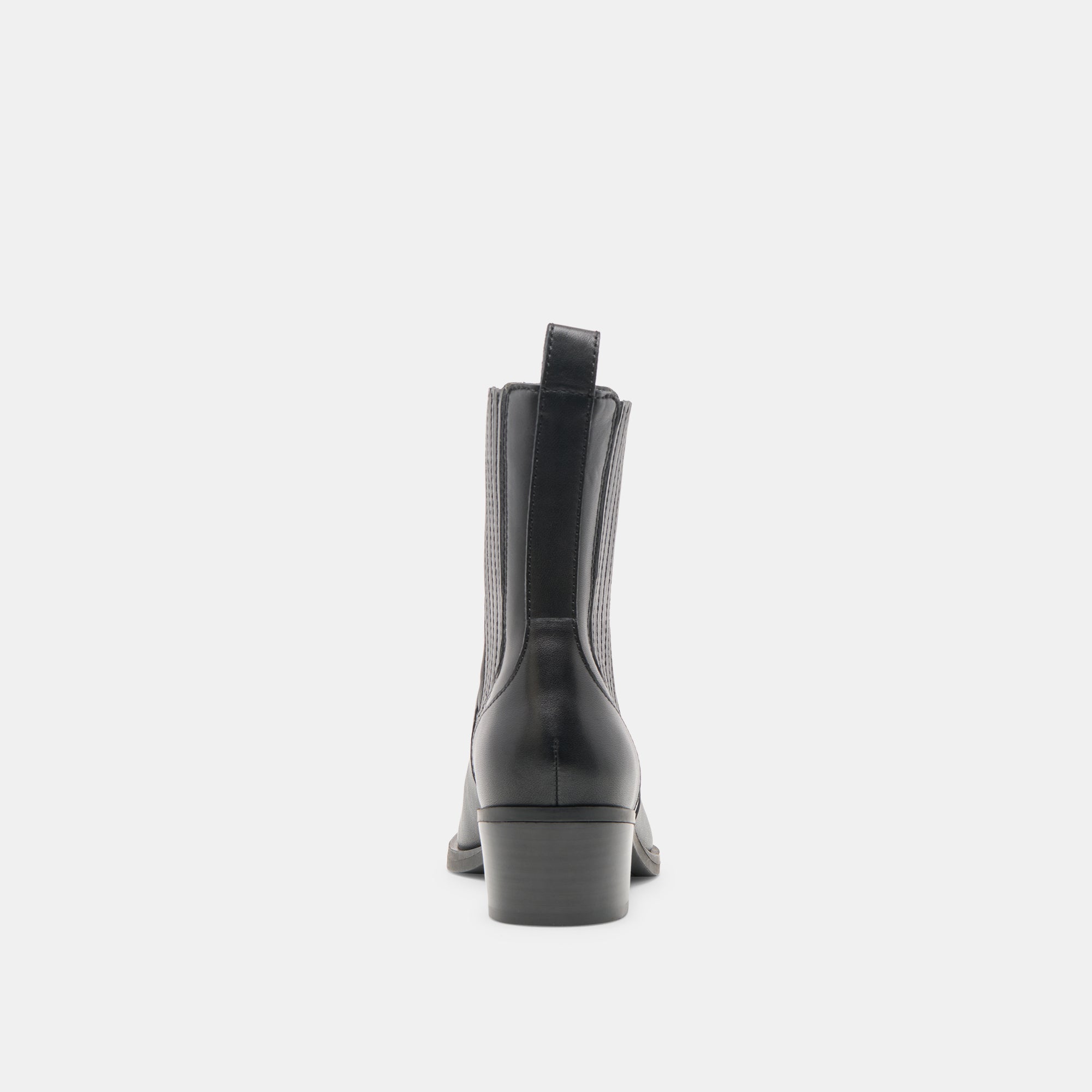 Faint H2O Waterproof Black Leather Booties / Dolce Vita