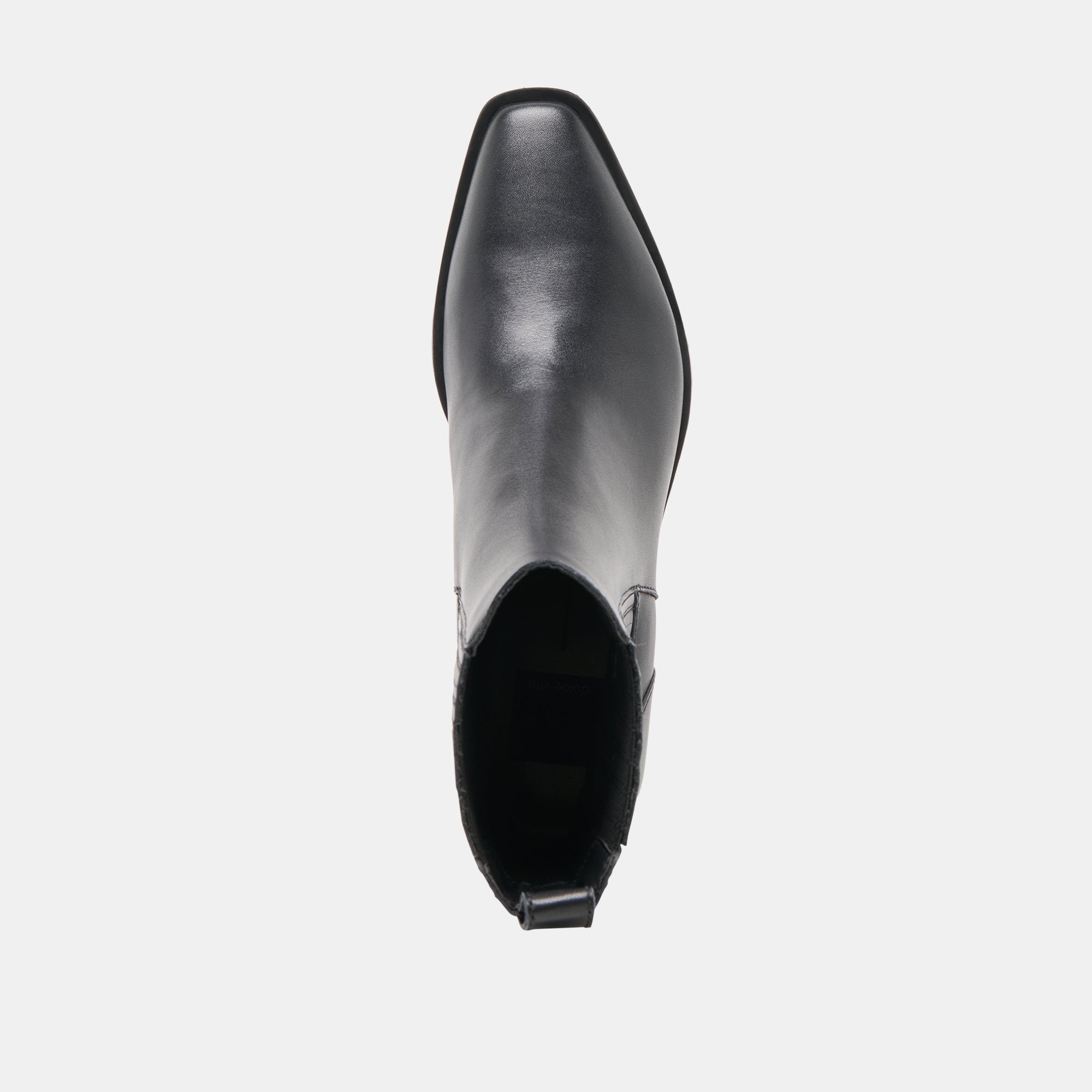 Faint H2O Waterproof Black Leather Booties / Dolce Vita