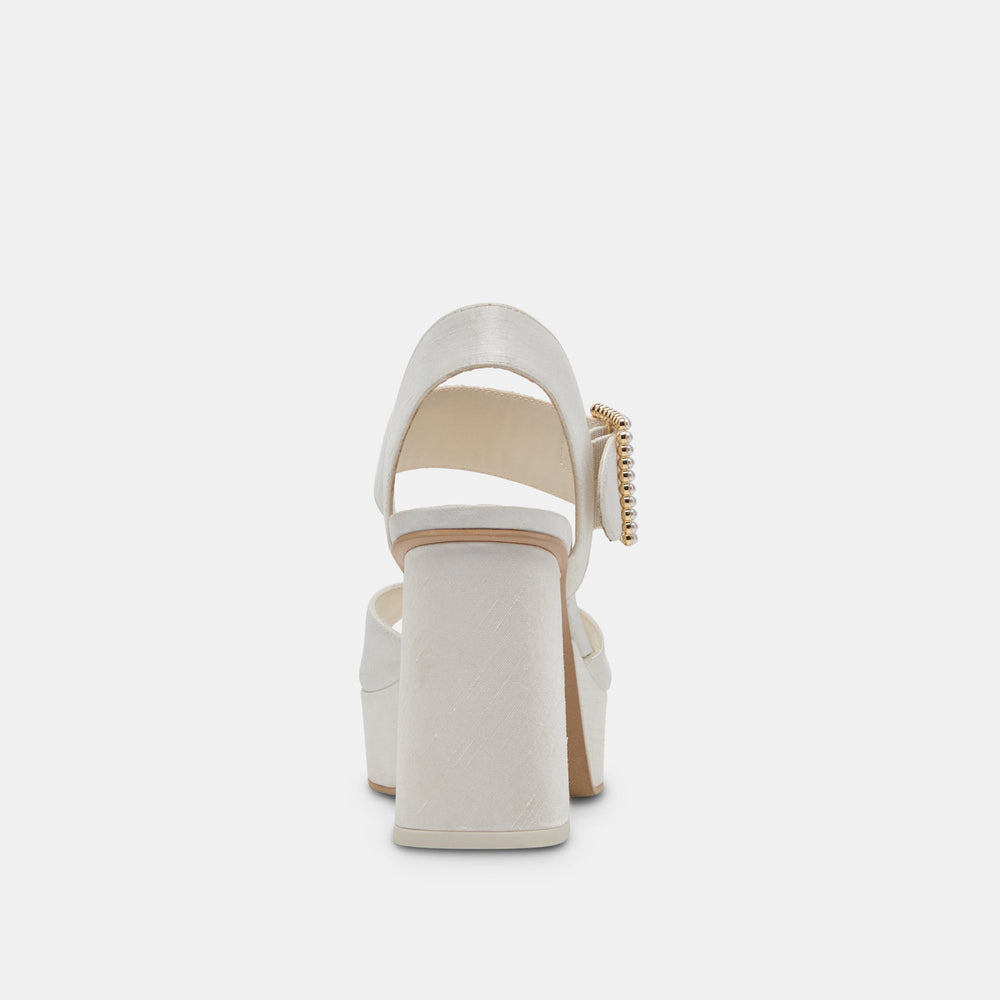 Bobby Pearl White Pearl Heels / Dolce Vita