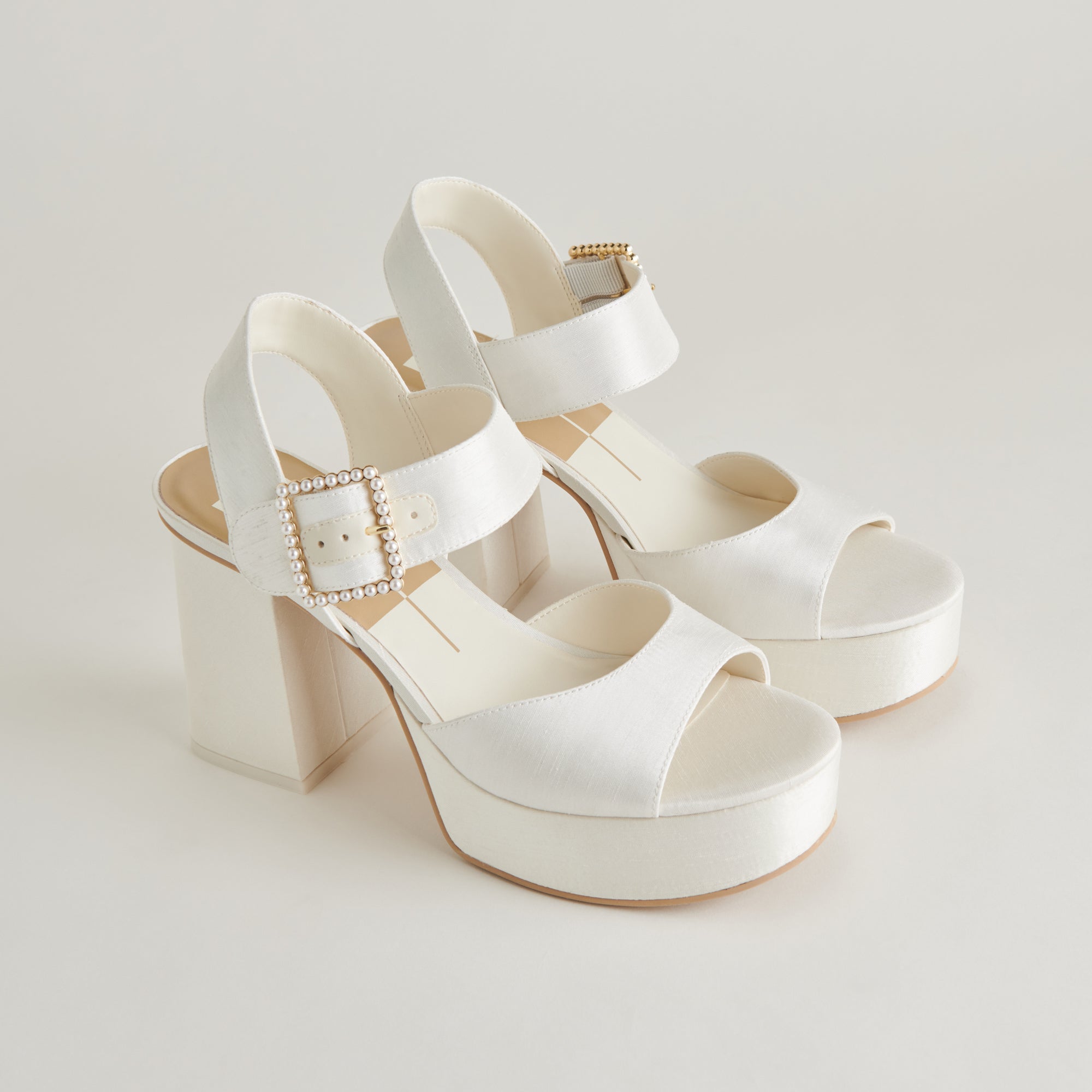 Bobby Pearl White Pearl Heels / Dolce Vita