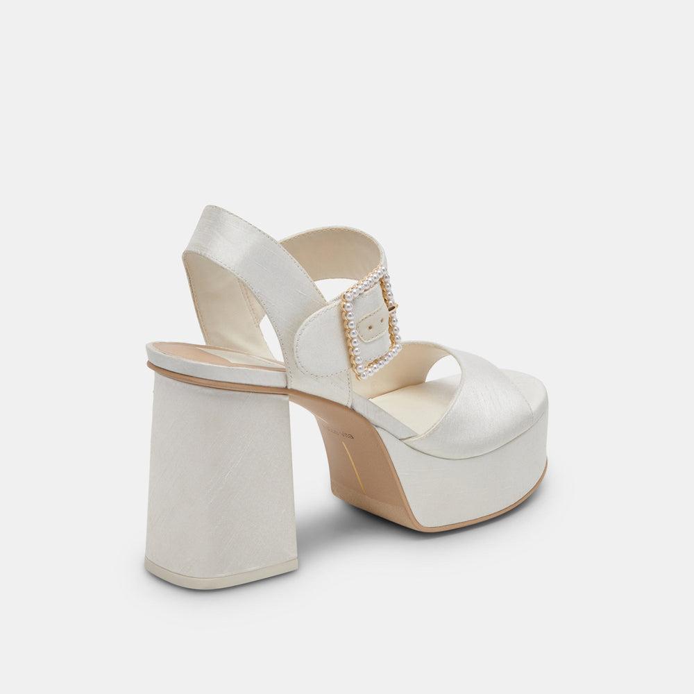 Bobby Pearl White Pearl Heels / Dolce Vita