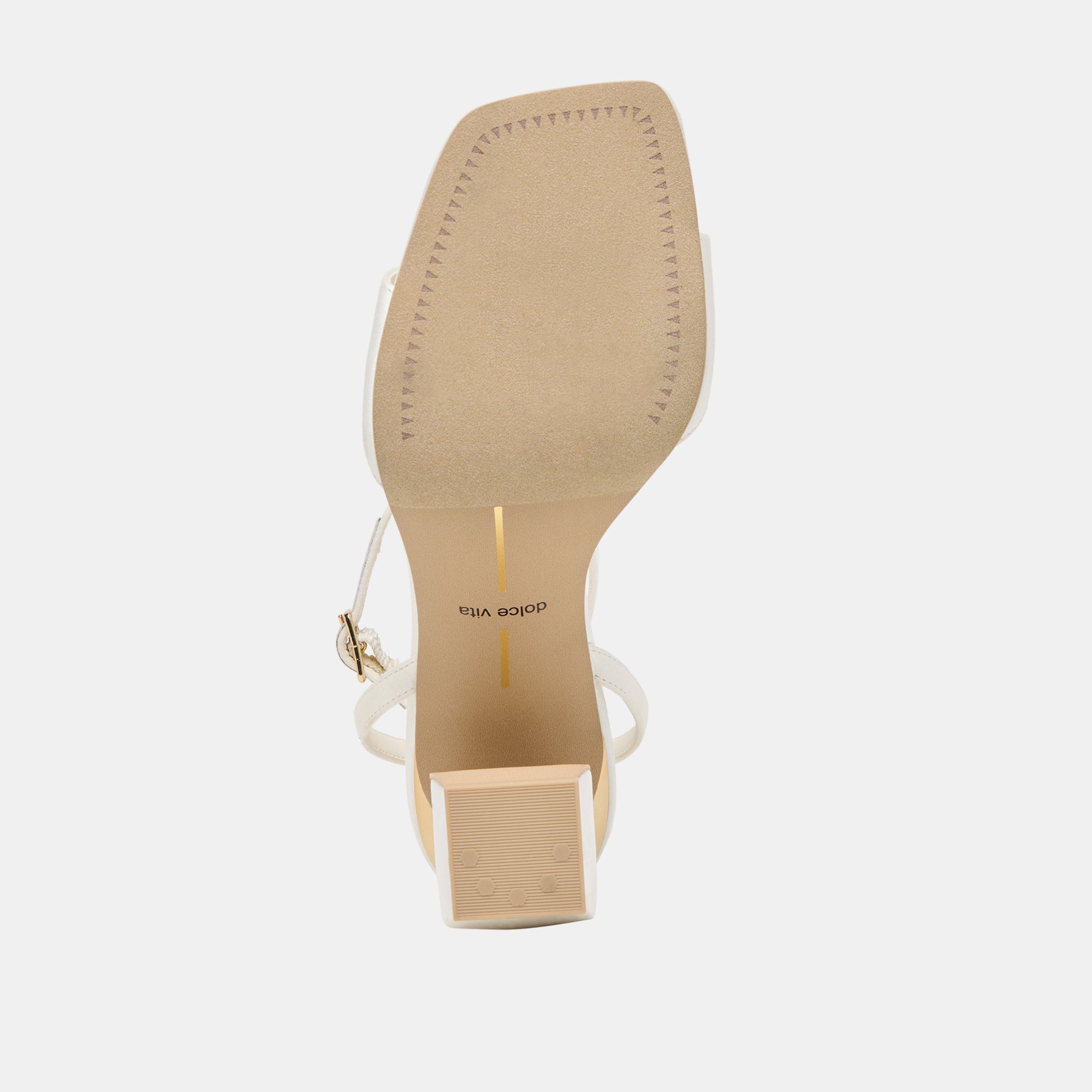 Tilda True White Satin Heels / Dolce Vita