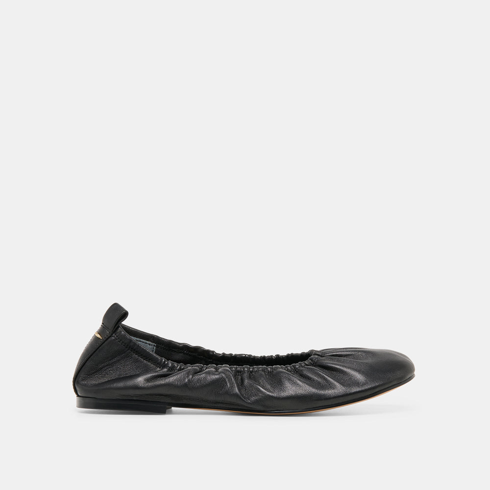 Conrad Black Leather Ballet Flats / Dolce Vita