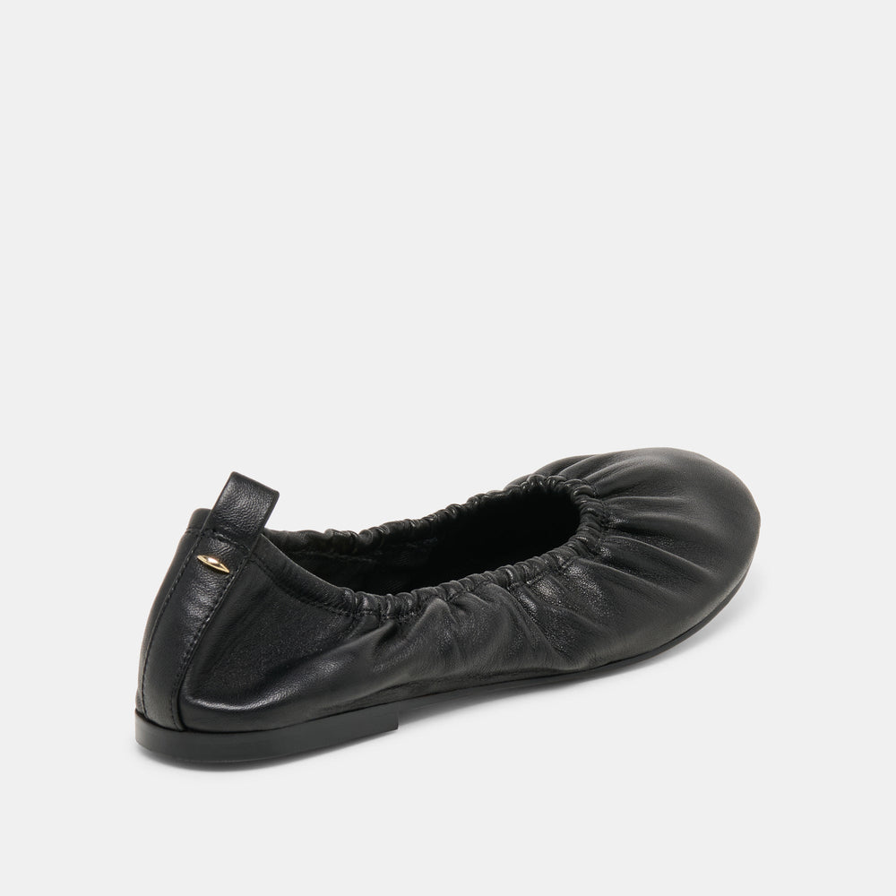 Conrad Black Leather Ballet Flats / Dolce Vita