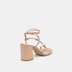 Fizzy Lt Tan Leather Heels / Dolce Vita