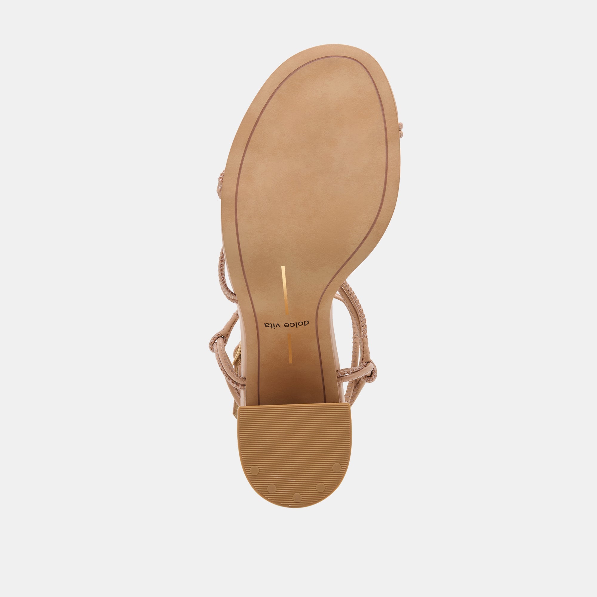 Fizzy Lt Tan Leather Heels / Dolce Vita