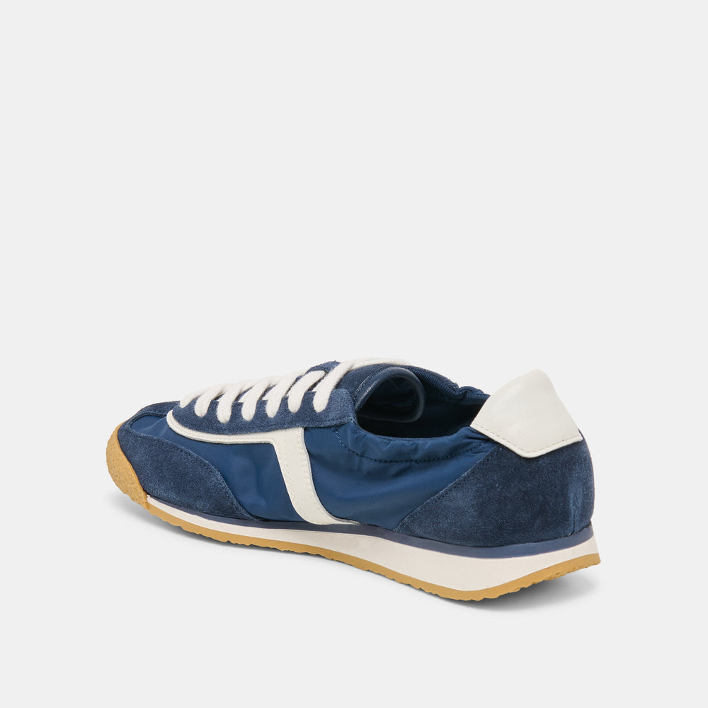 Sariya Navy Nylon Sneakers / Dolce Vita