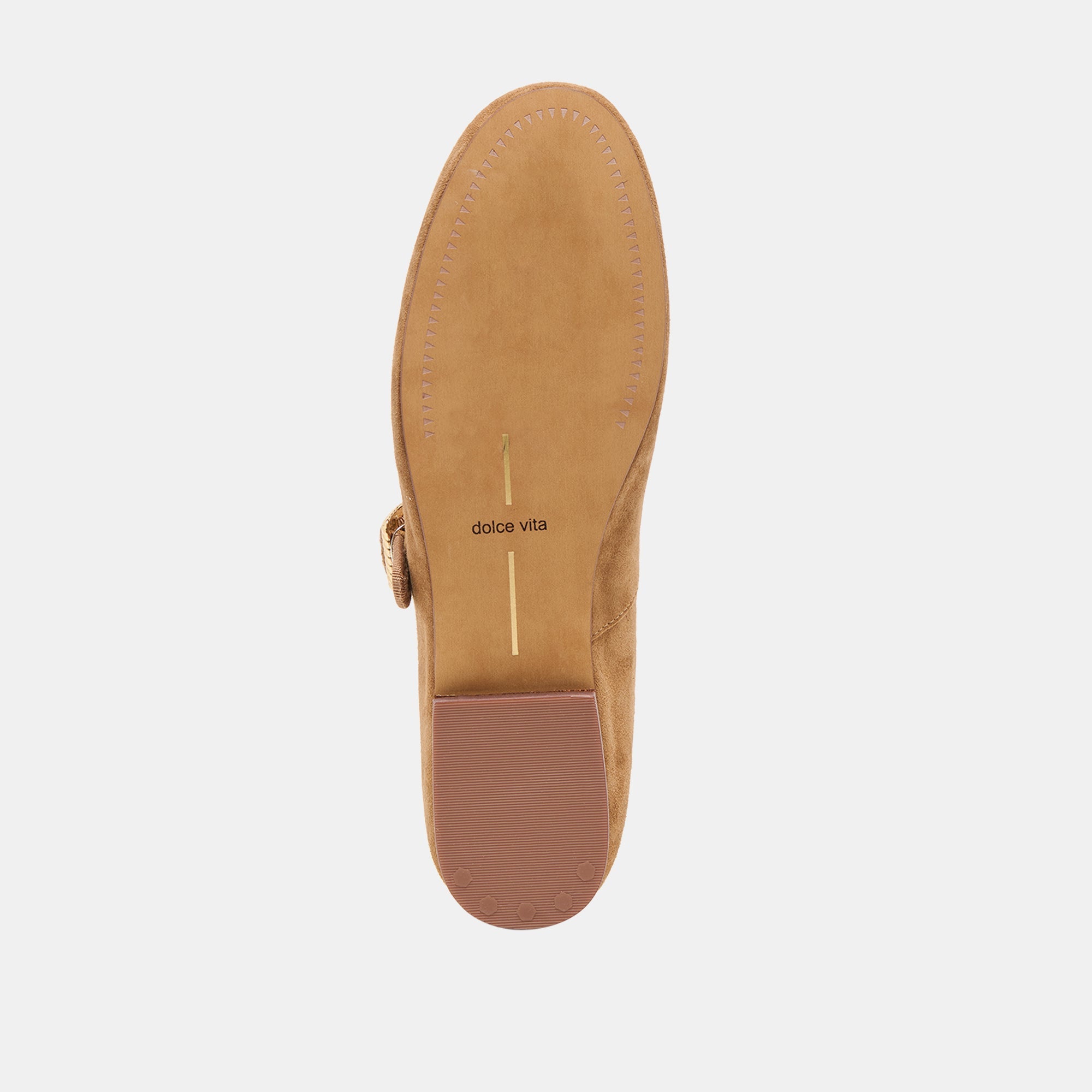 Relan Lt Brown Suede Ballet Flats / Dolce Vita