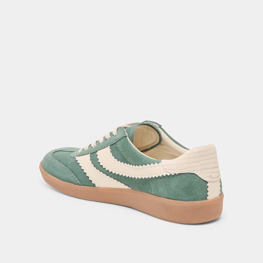 Merit Dk Green Suede Sneakers / Dolce Vita