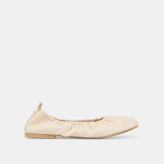 Conrad Bone Leather Ballet Flats / Dolce Vita