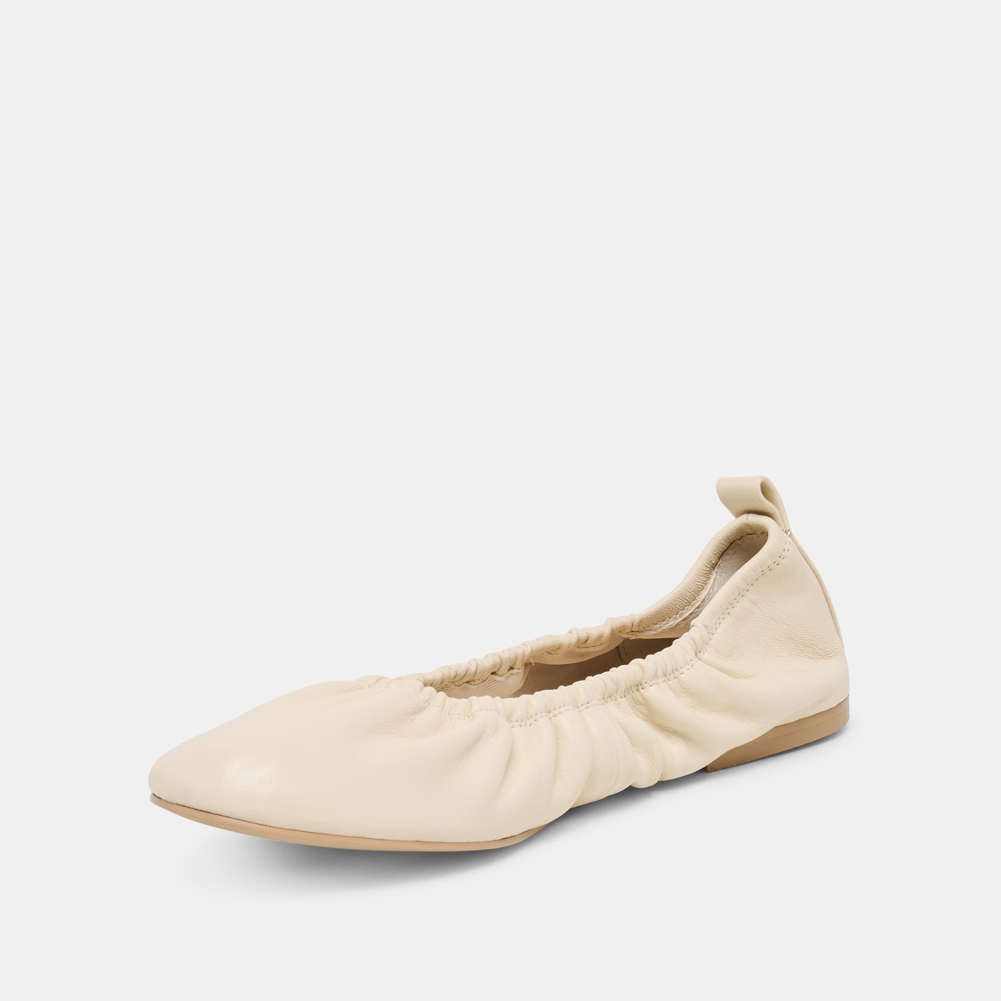 Conrad Bone Leather Ballet Flats / Dolce Vita