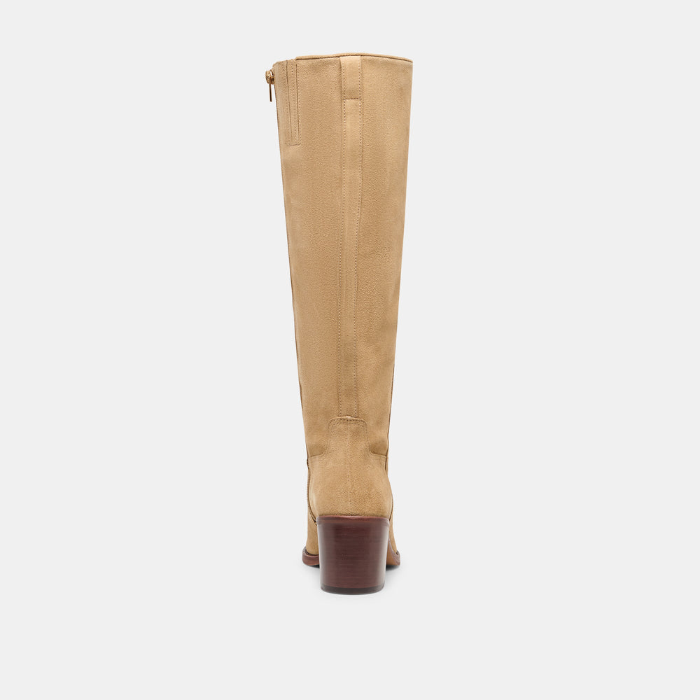 Lucyle Dk Taupe Suede Boots / Dolce Vita