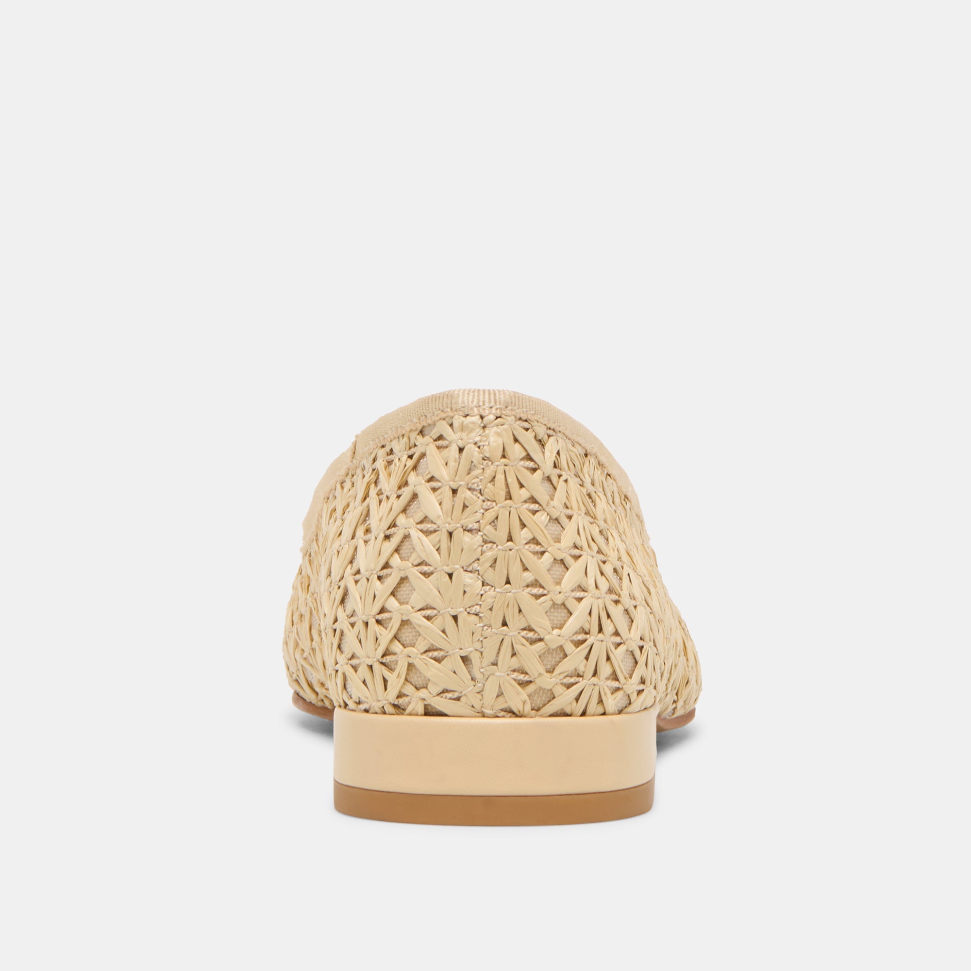 Ulicia Lt Natural Cross Hatch Raffia Ballet Flats / Dolce Vita