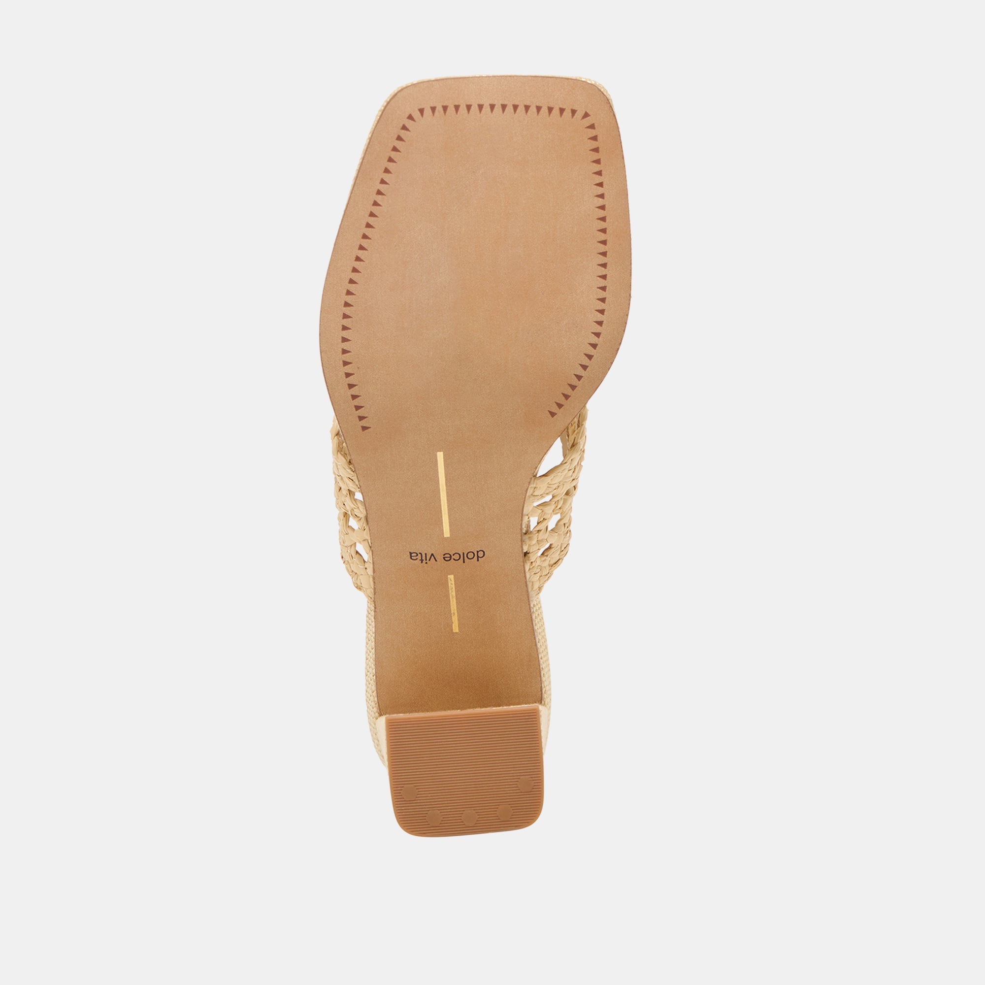 Barlo Lt Natural Woven Raffia Heels / Dolce Vita