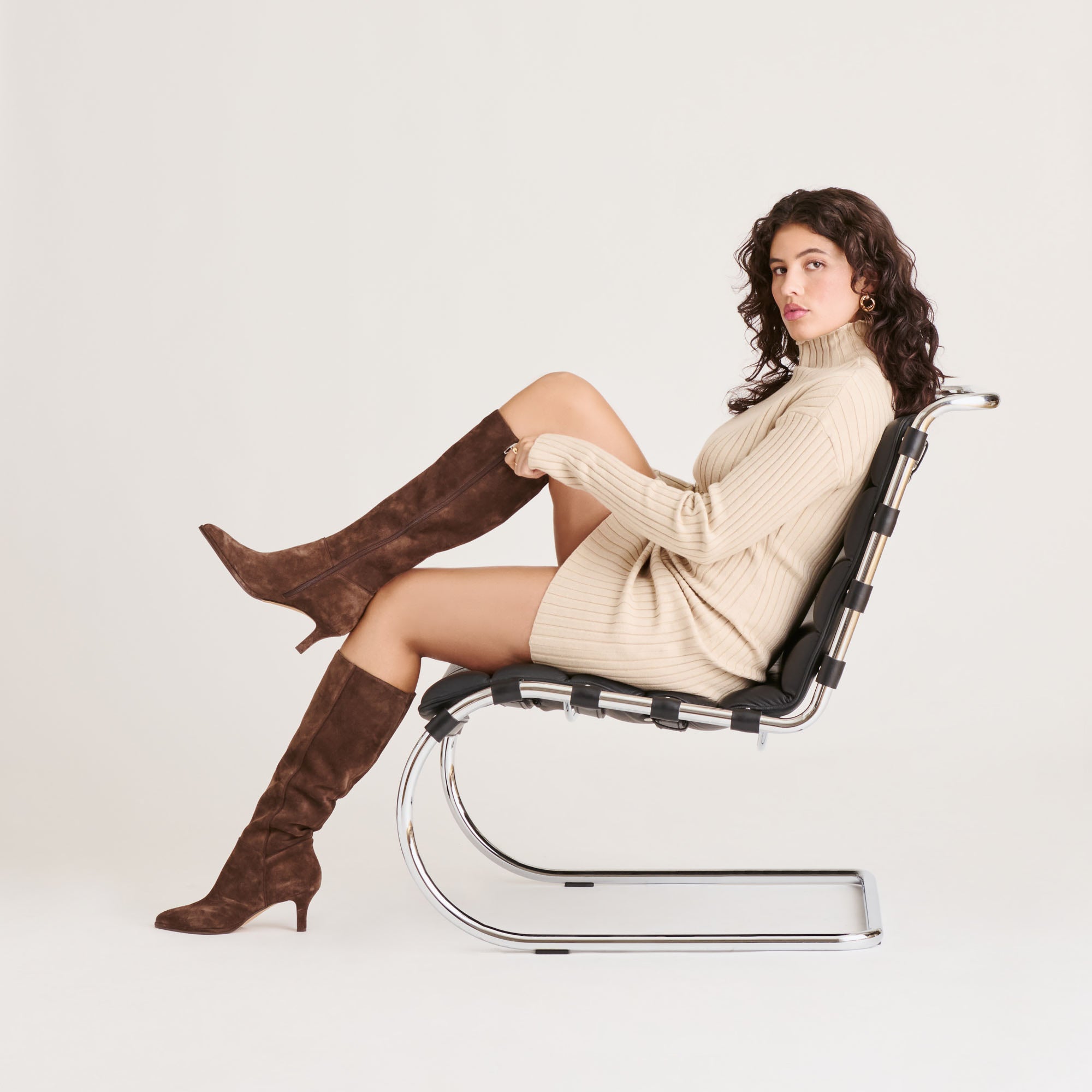 Aldy Dk Brown Suede Boots / Dolce Vita