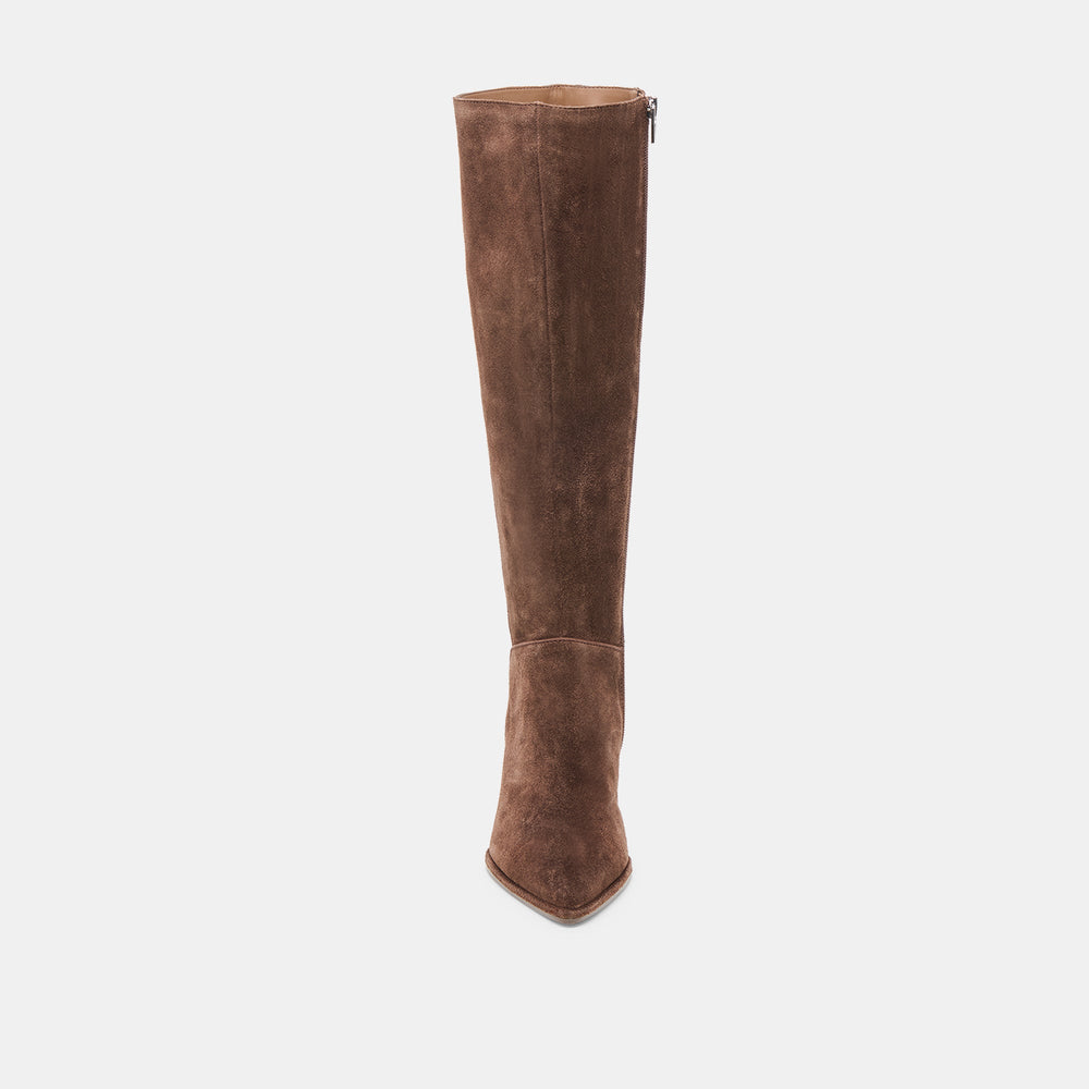 Aldy Dk Brown Suede Boots / Dolce Vita