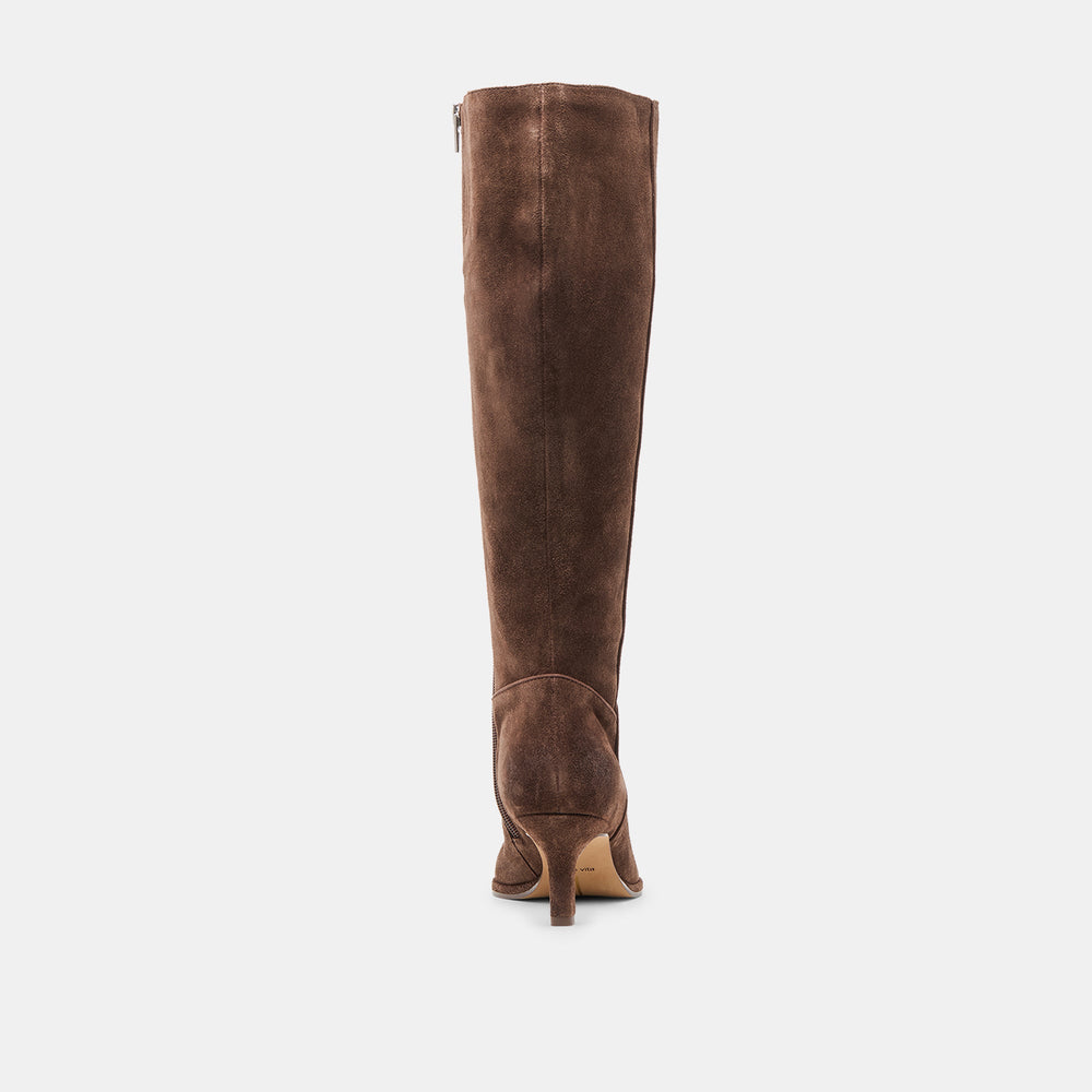 Aldy Dk Brown Suede Boots / Dolce Vita