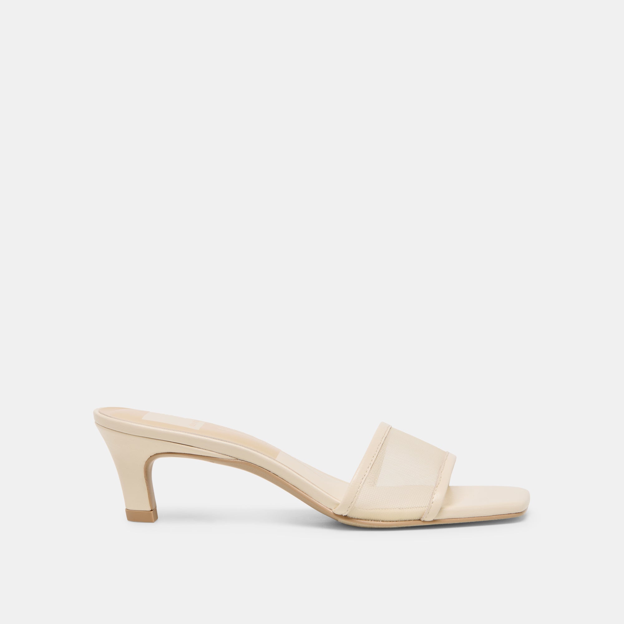 Rexa Mesh Creme Mesh Heels / Dolce Vita
