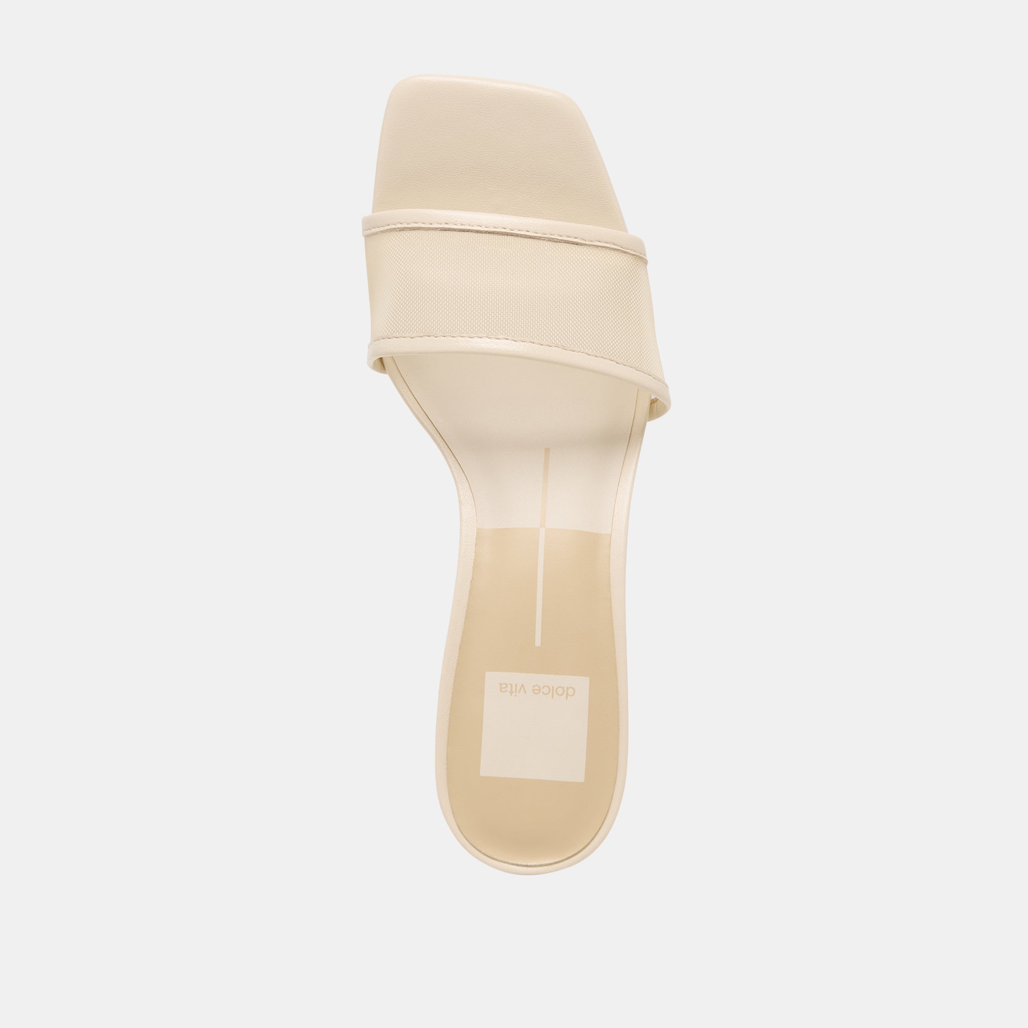 Rexa Mesh Creme Mesh Heels / Dolce Vita