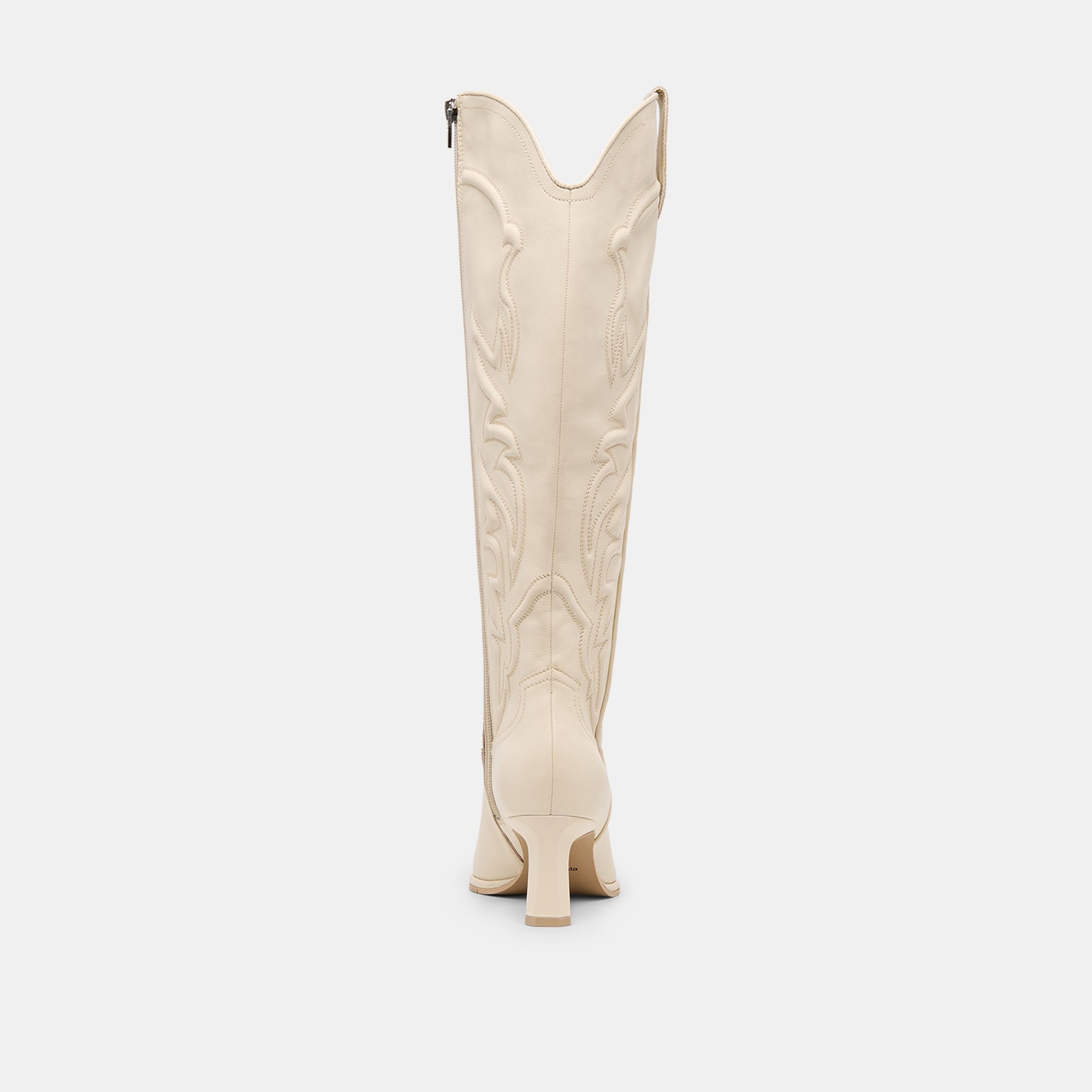 Alisa Creme Leather Boots / Dolce Vita