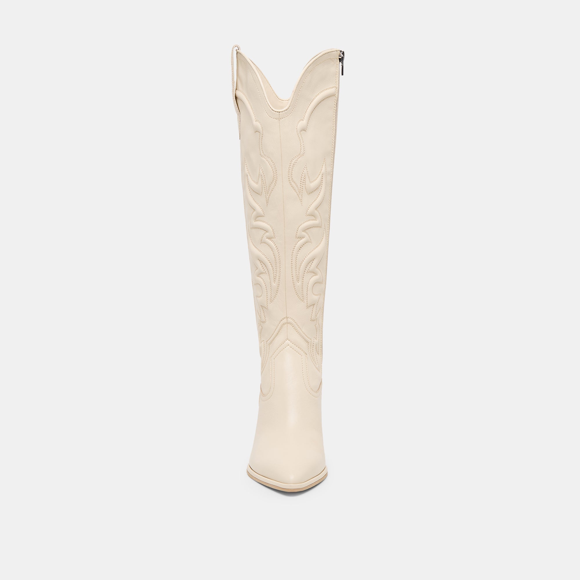 Alisa Creme Leather Boots / Dolce Vita